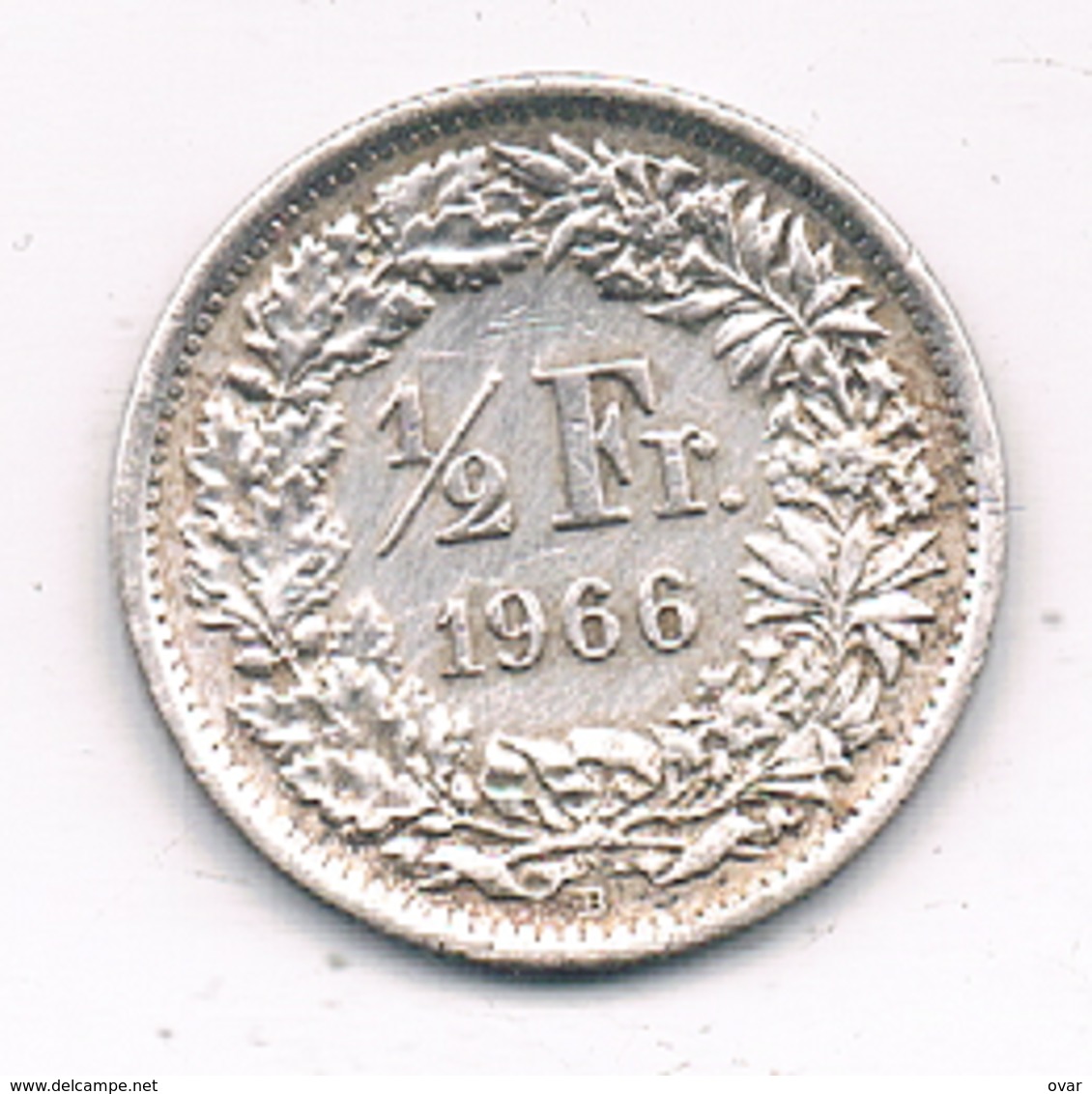 1/2 FRANC 1966 ZWITSERLAND /8609/ - Sonstige & Ohne Zuordnung