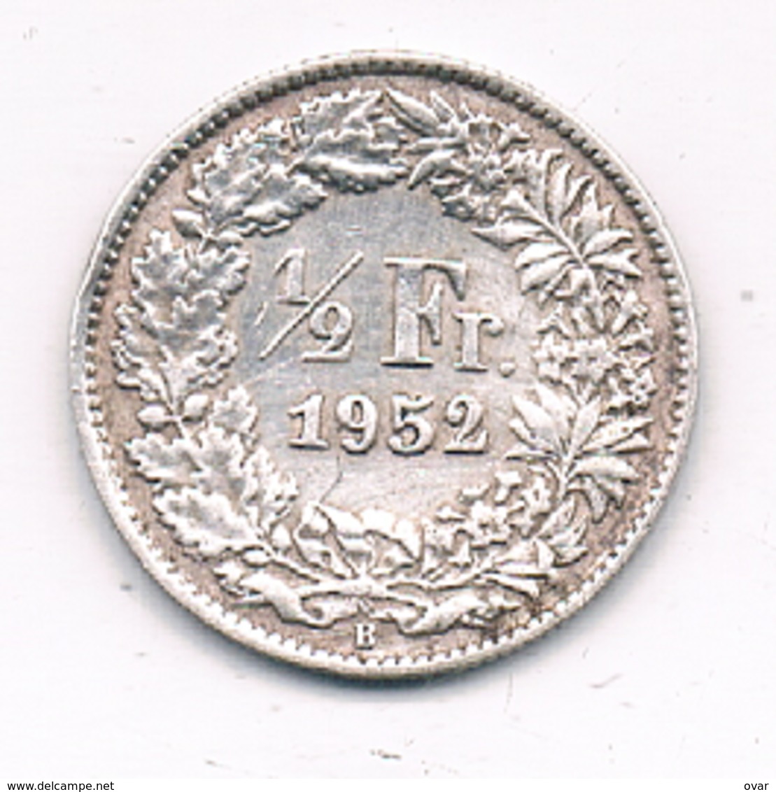 1/2 FRANC 1952 ZWITSERLAND /8610/ - Autres & Non Classés