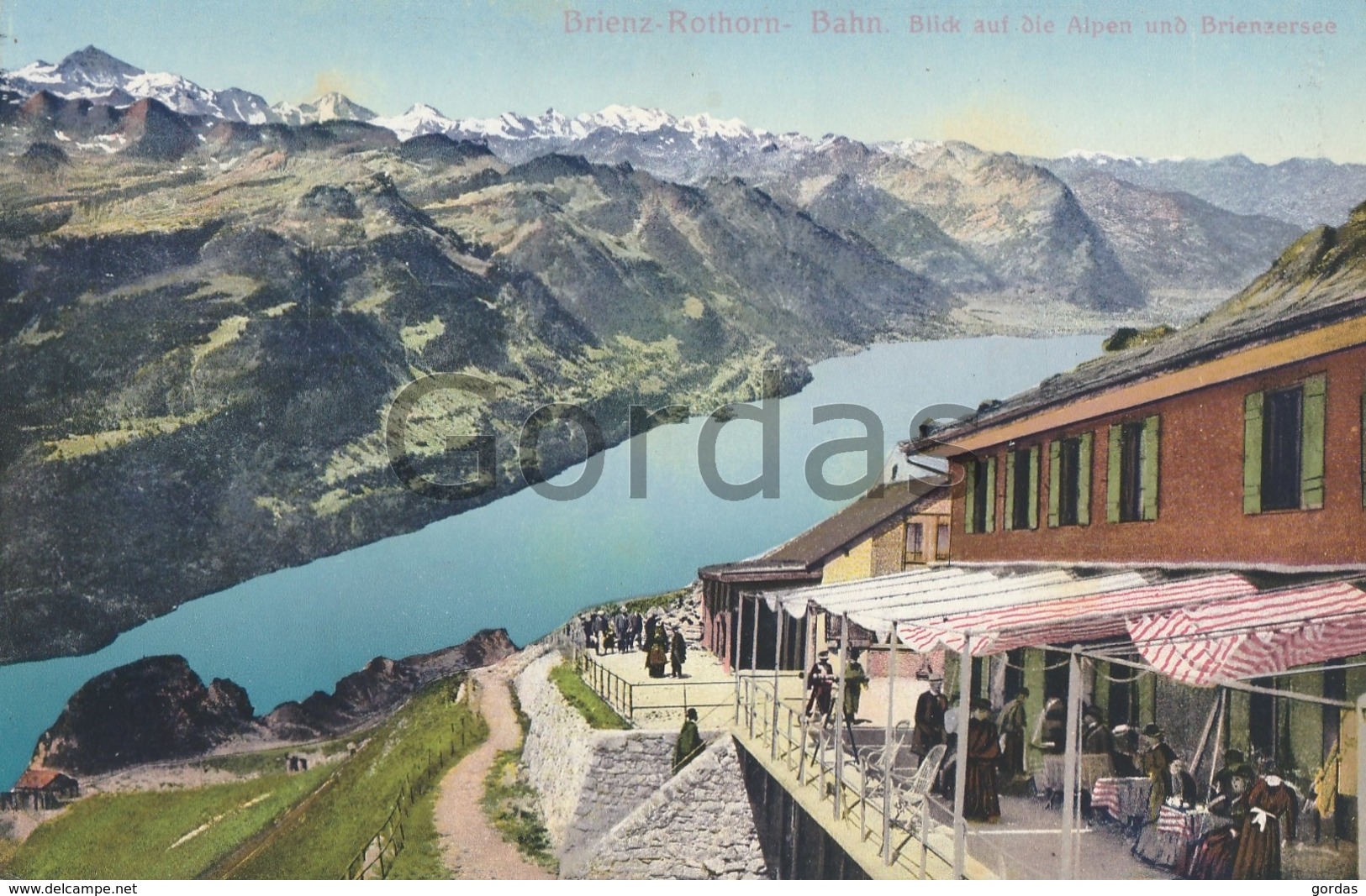 Switzerland - Brienz Rothorn - Bahn - Blick Auf Die Alpen - Trains