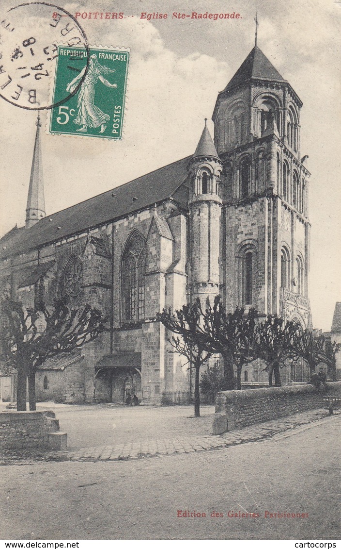 Vienne - Poitiers - Eglise Sainte-Radegonde - Poitiers