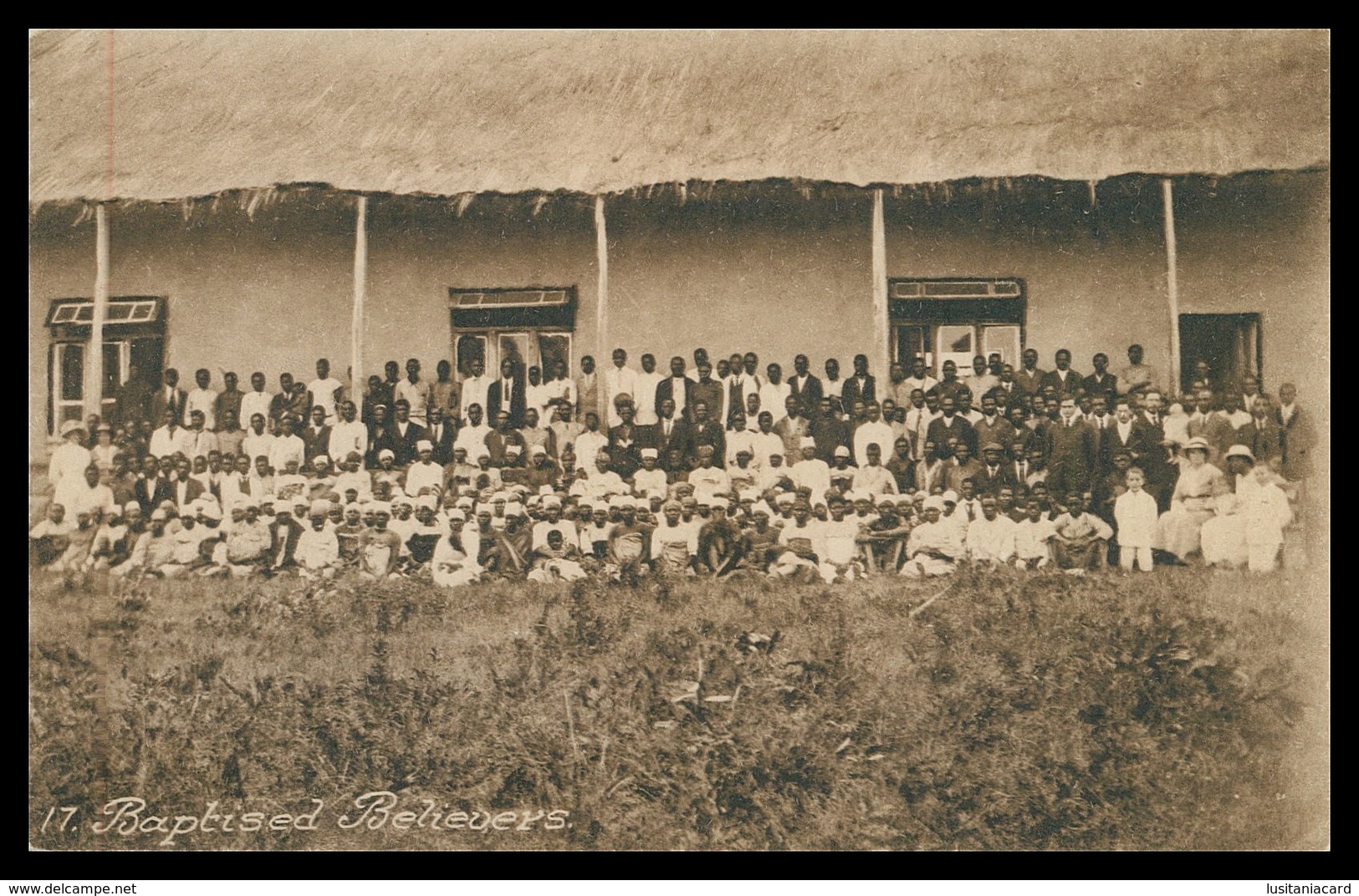 ANGOLA- BIÉ - Baptised Belivers ( Ed. Edward Sanders, Missão Inglesa Nº 17) Carte Postale - Angola