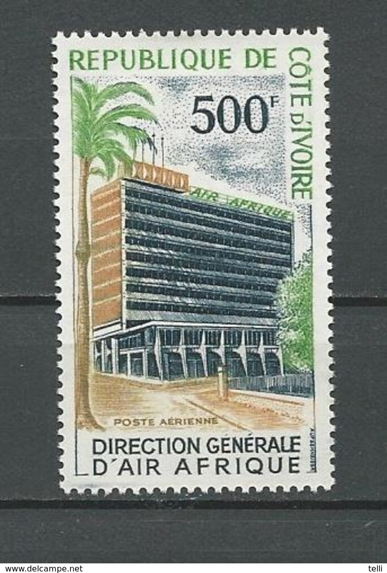 COTE IVOIRE Scott C33 Yvert PA37  (1) ** Cote 12,50 $ 1967 - Côte D'Ivoire (1960-...)