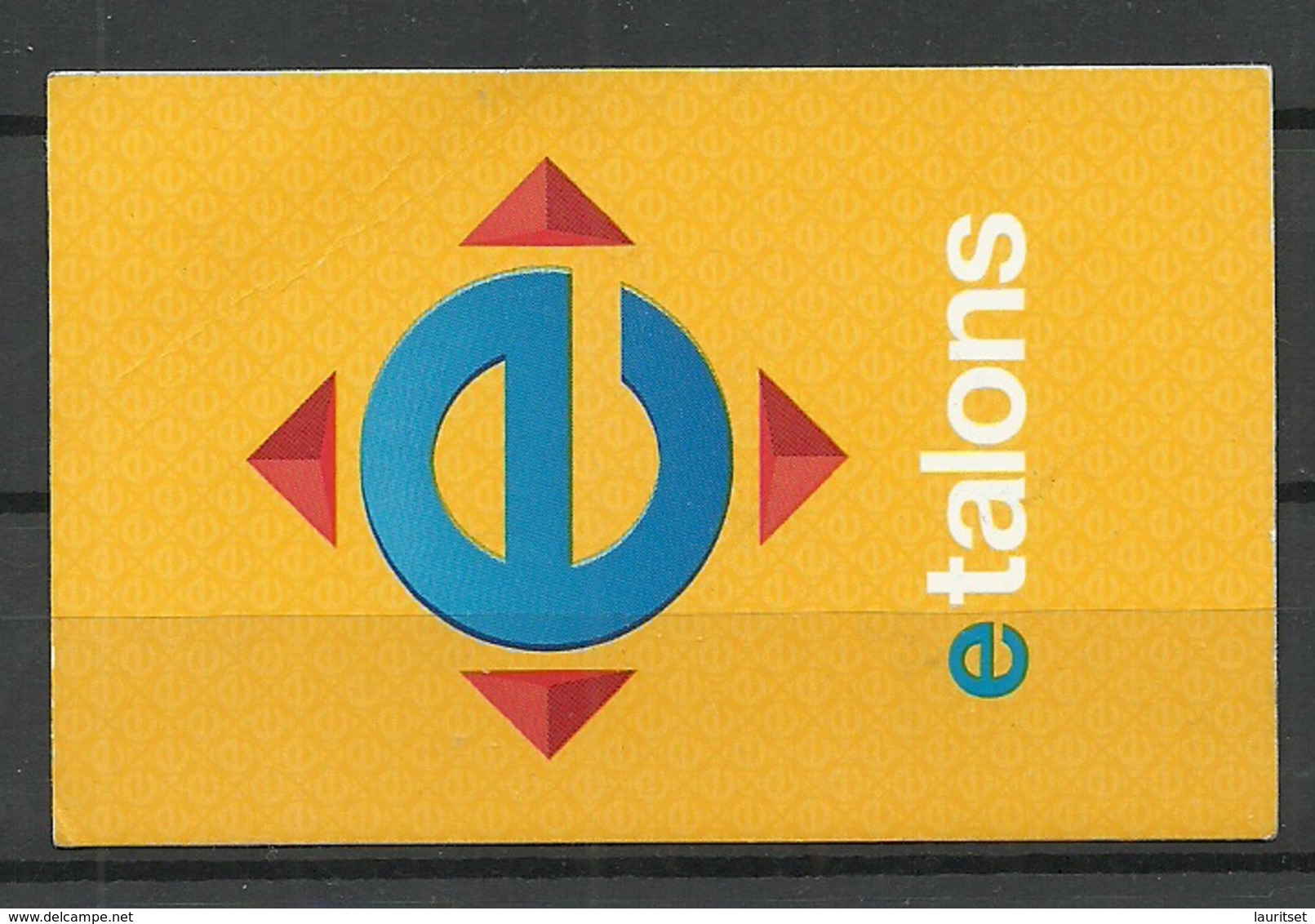 RIGA LATVIA Fahrkarte City Transport Card Ticket - Autres & Non Classés