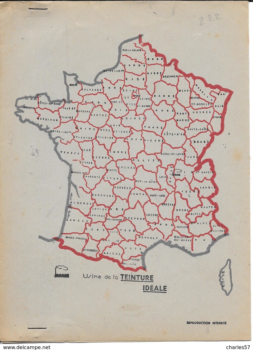 Protège Cahier-Teinture Idéale-idéal-Boule - Autres & Non Classés