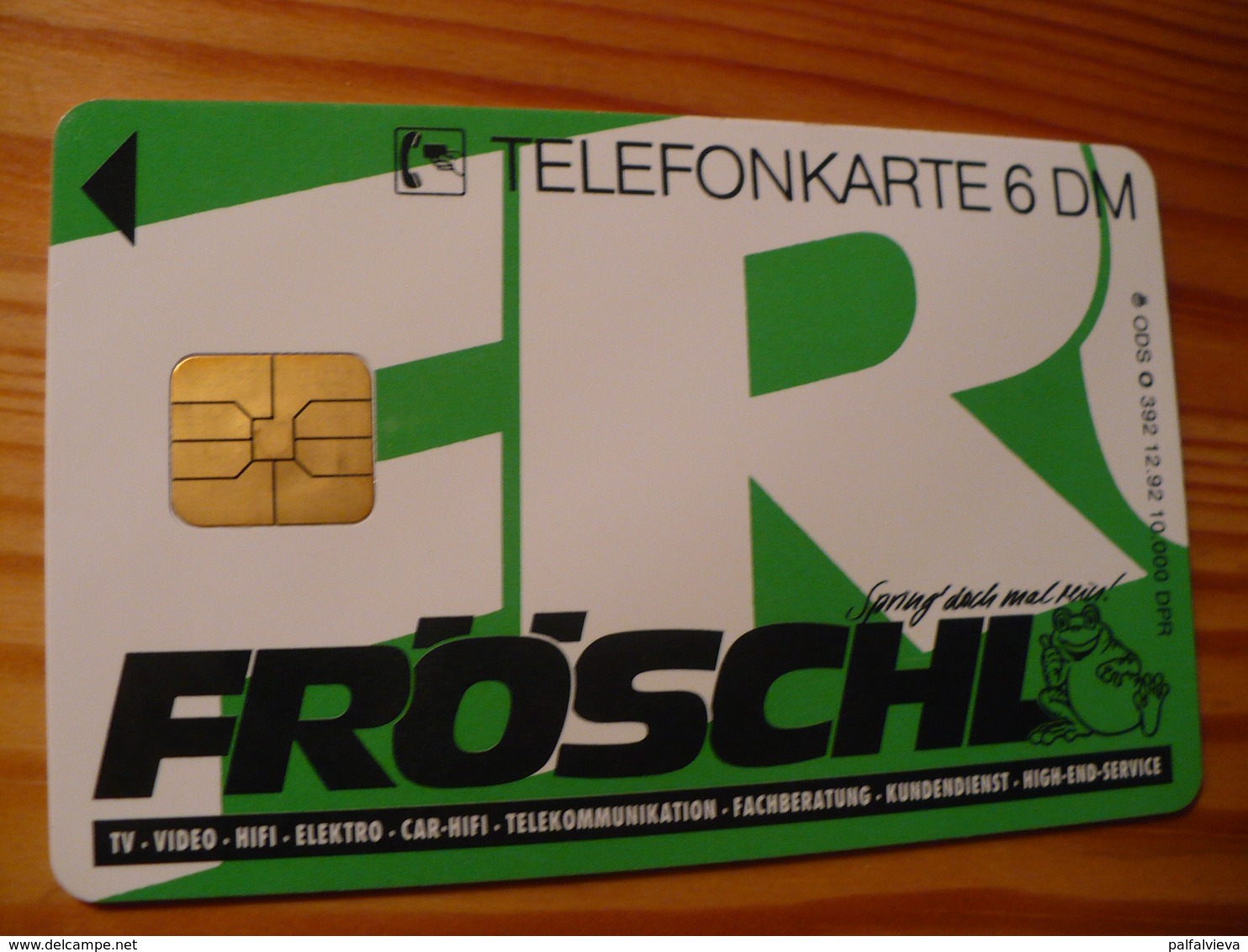 Phonecard Germany O 392 12.92. Fröschl 10.000 Ex. - O-Series : Customers Sets