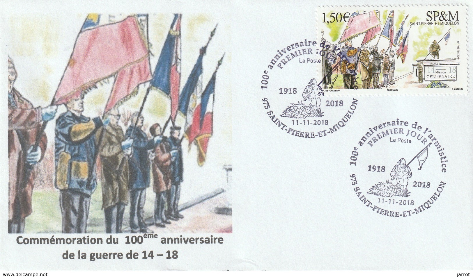 FDC 11 11 2018 Centenaire De L'armistice - FDC