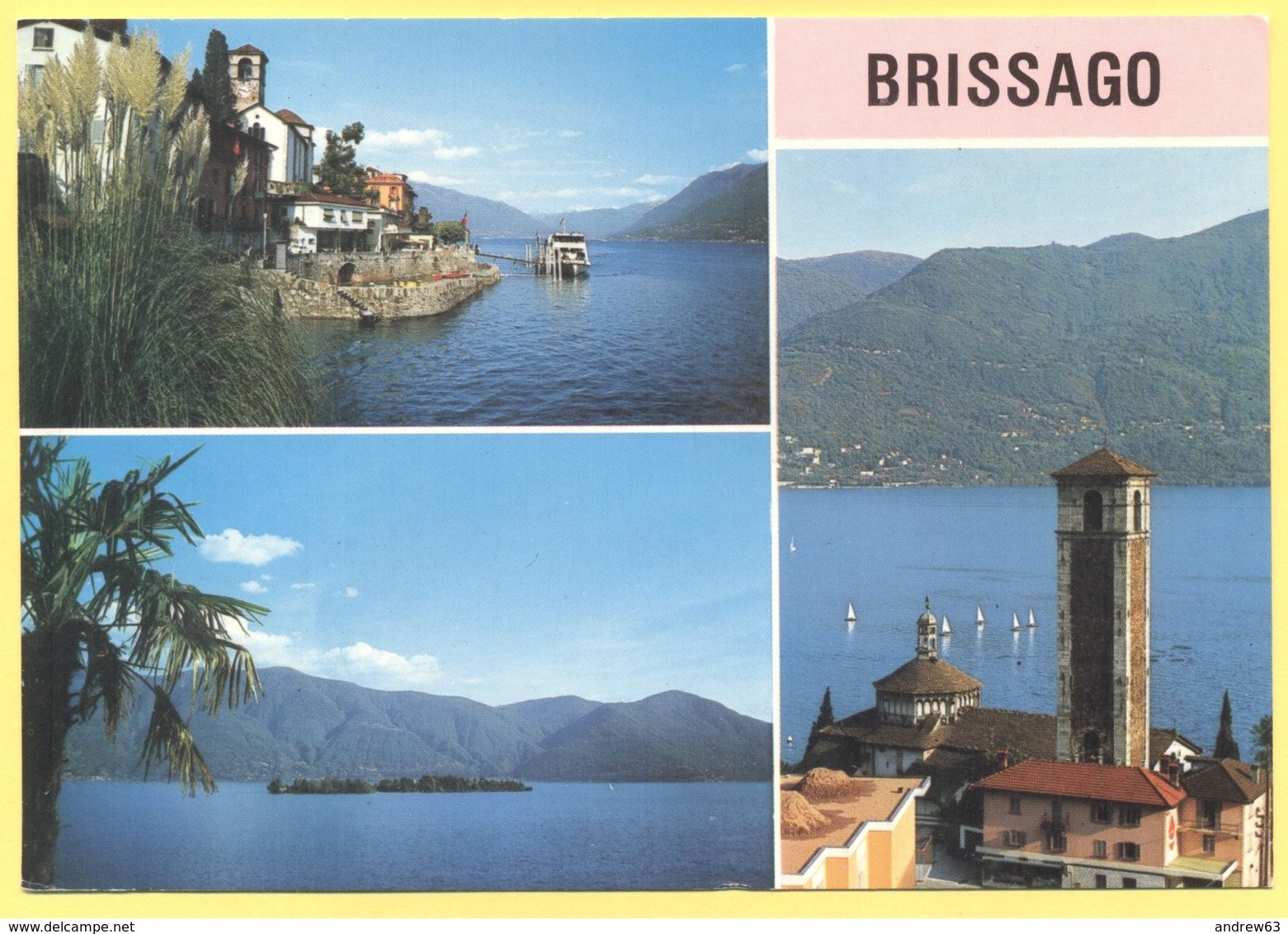 SVIZZERA - SUISSE - HELVETIA - Lago Maggiore - Brissago - Multiviews - Wrote But Not Sent - Sent