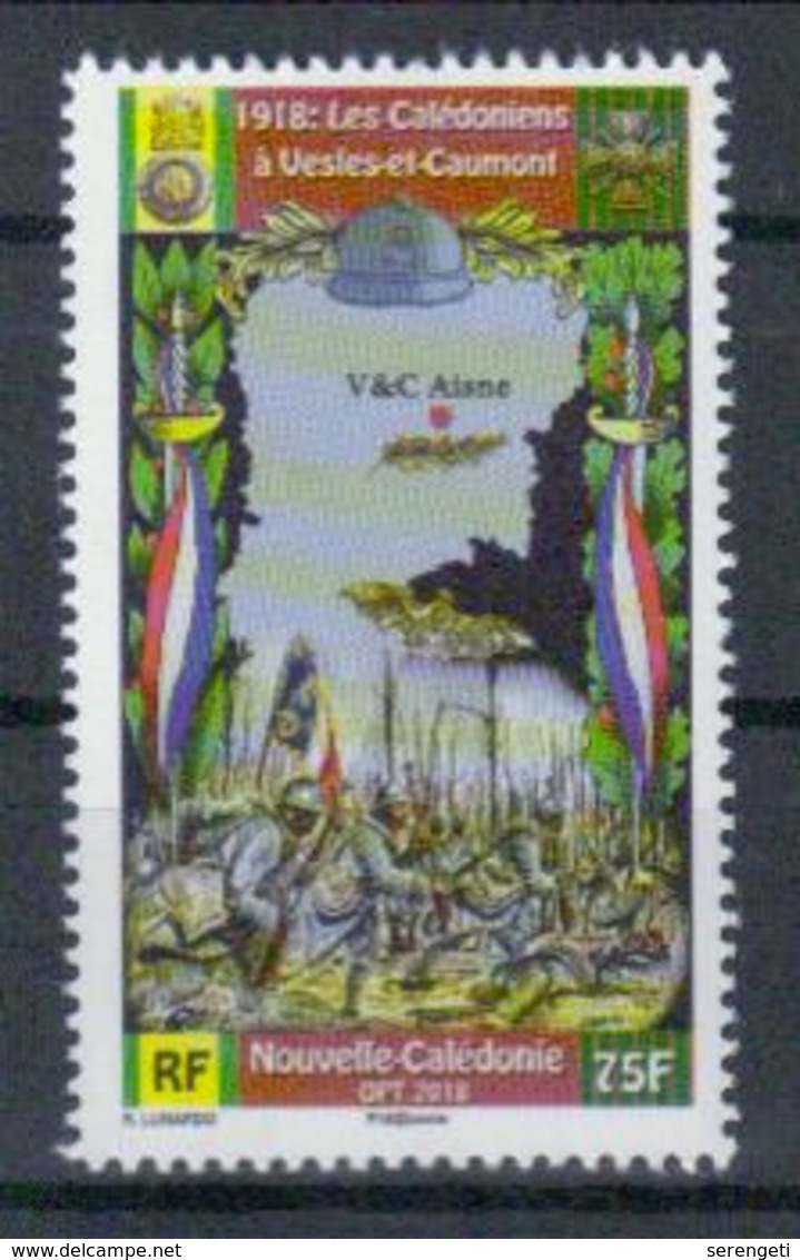 Neukaledonien 'Pazifik-Bataillon, Vesles U. Caumont' / New Caledonia 'Pacific Battalion At Vesles & Caumont' **/MNH 2018 - 1. Weltkrieg