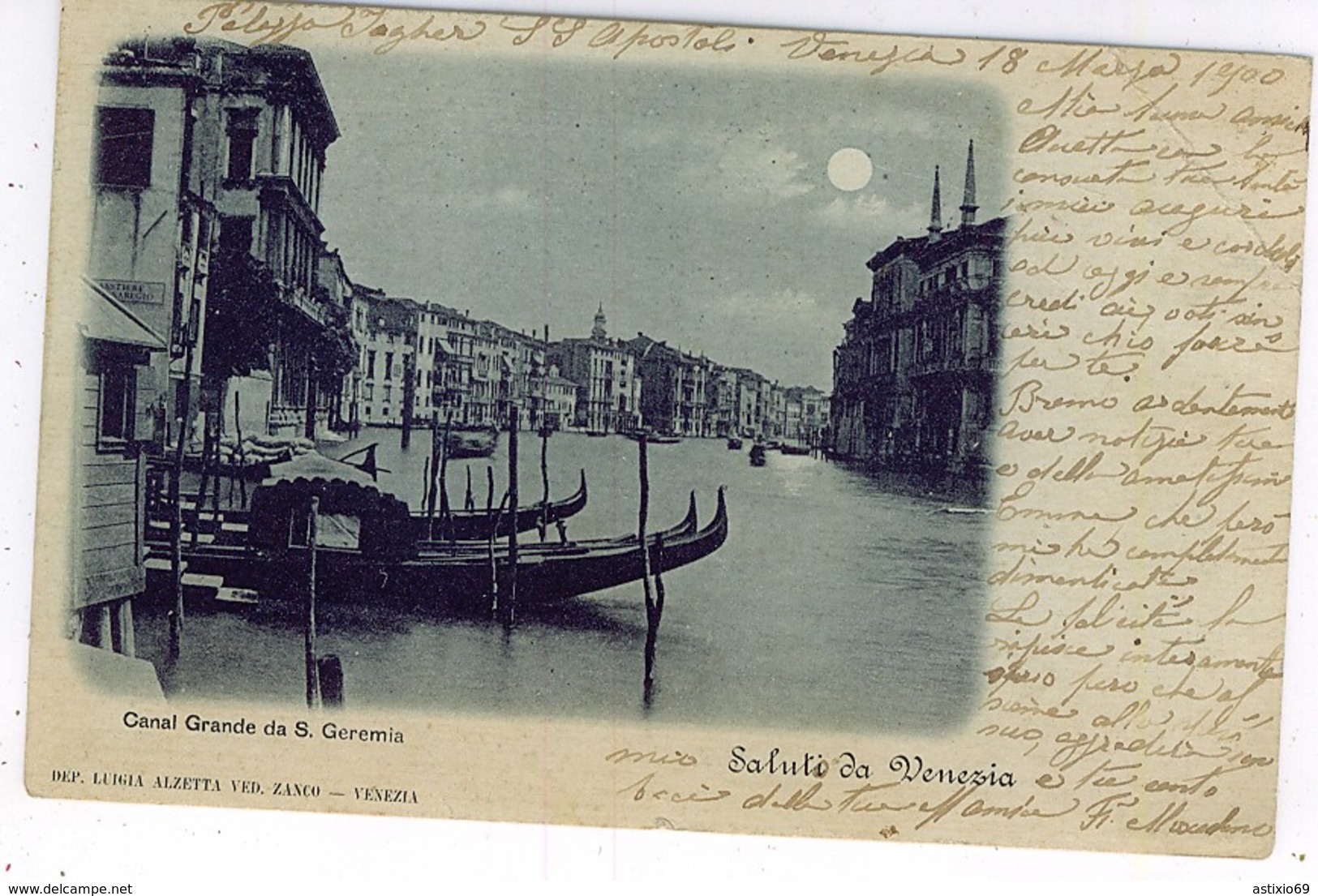 VENEZIA CA AL GRANDE DA S. GEREMIA 1900 - Venezia