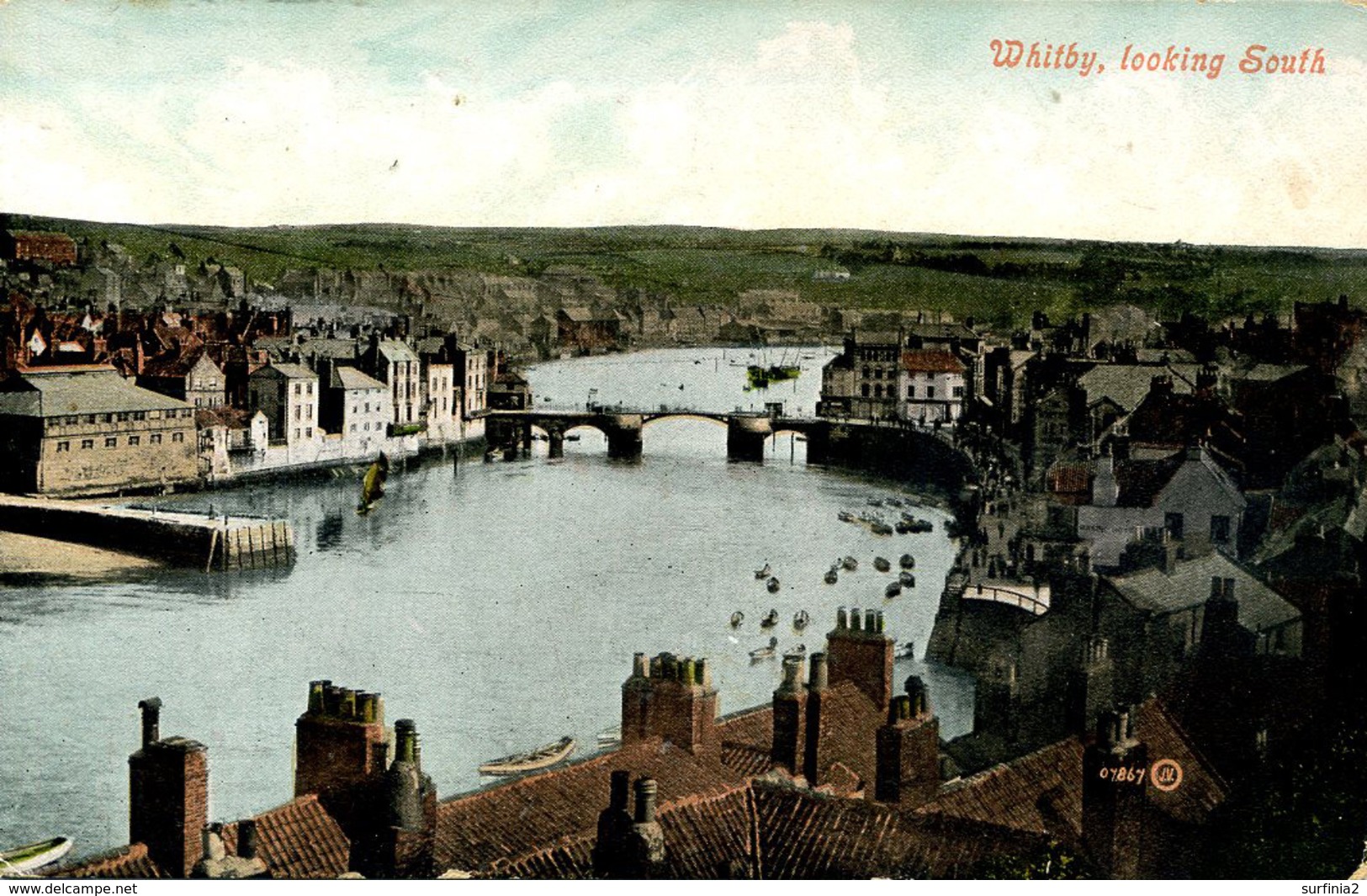 YORKS - WHITBY - LOOKING SOUTH  Y232 - Whitby