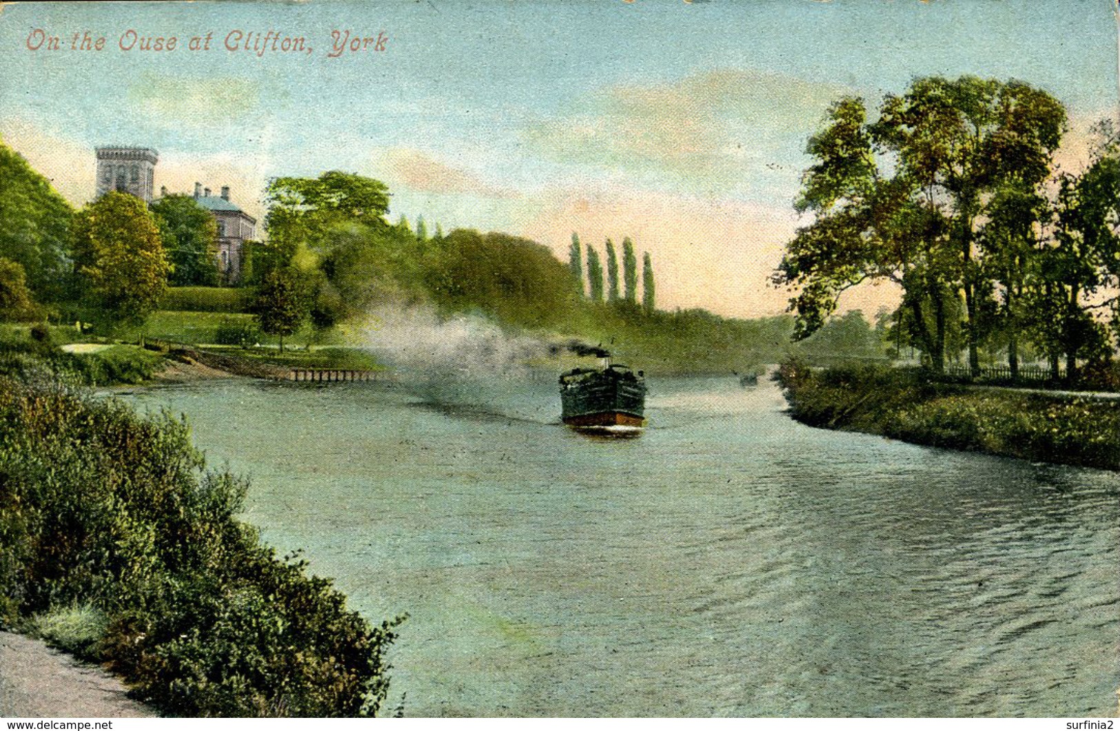 YORKS - YORK - ON THE OUSE AT CLIFTON Y468 - York