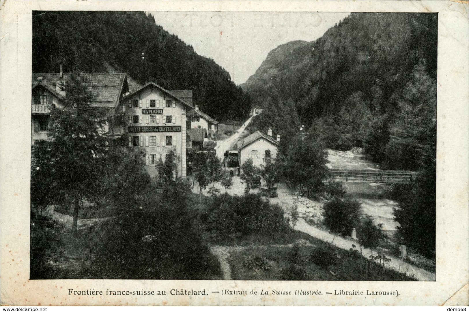 Le Chatelard CPA 73 Savoie Frontière Franco-Suisse Le Châtelard - Le Chatelard