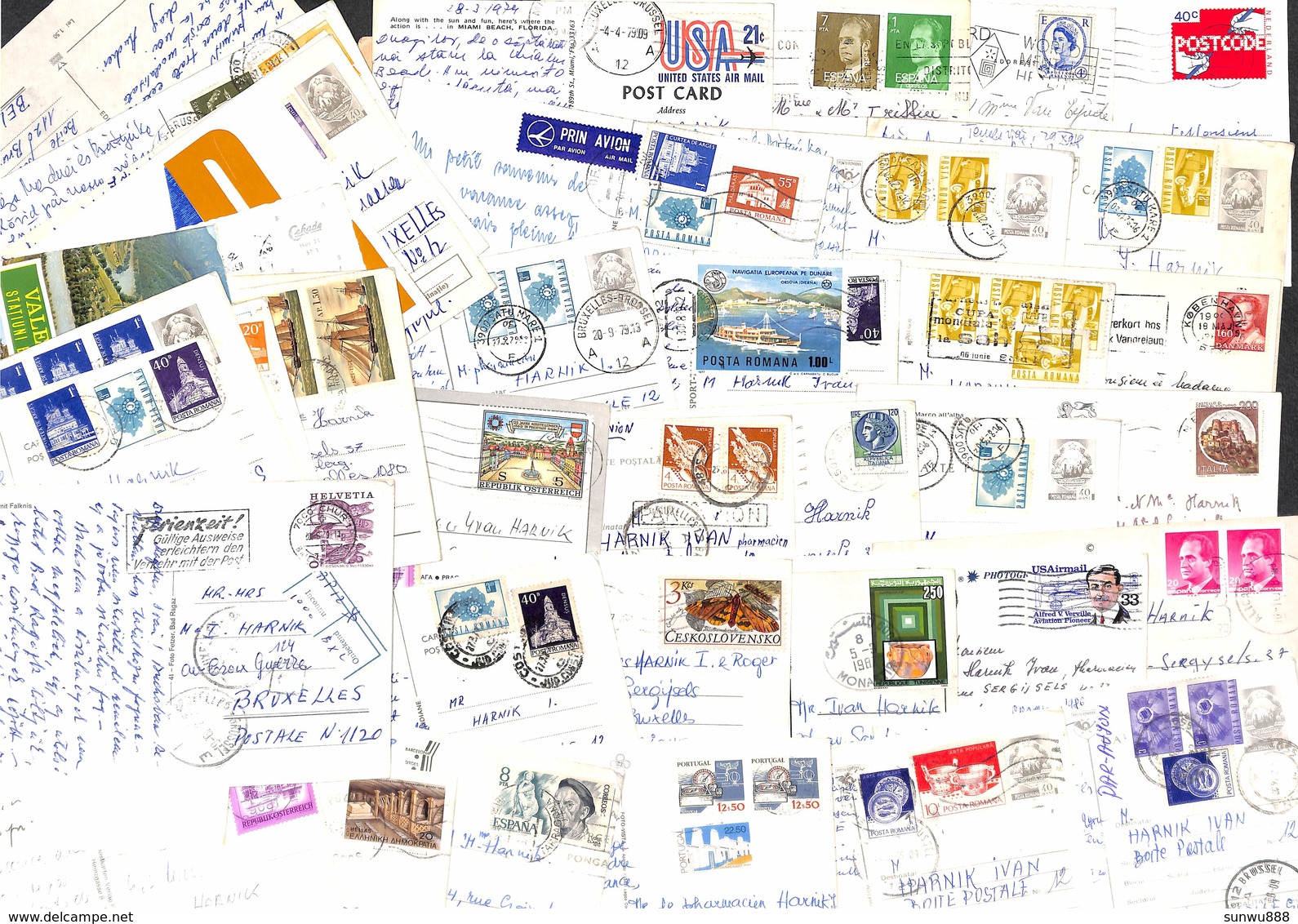 Lot 92 cartes (Spain Greece Romania Germany Austria Israel...) see all scans