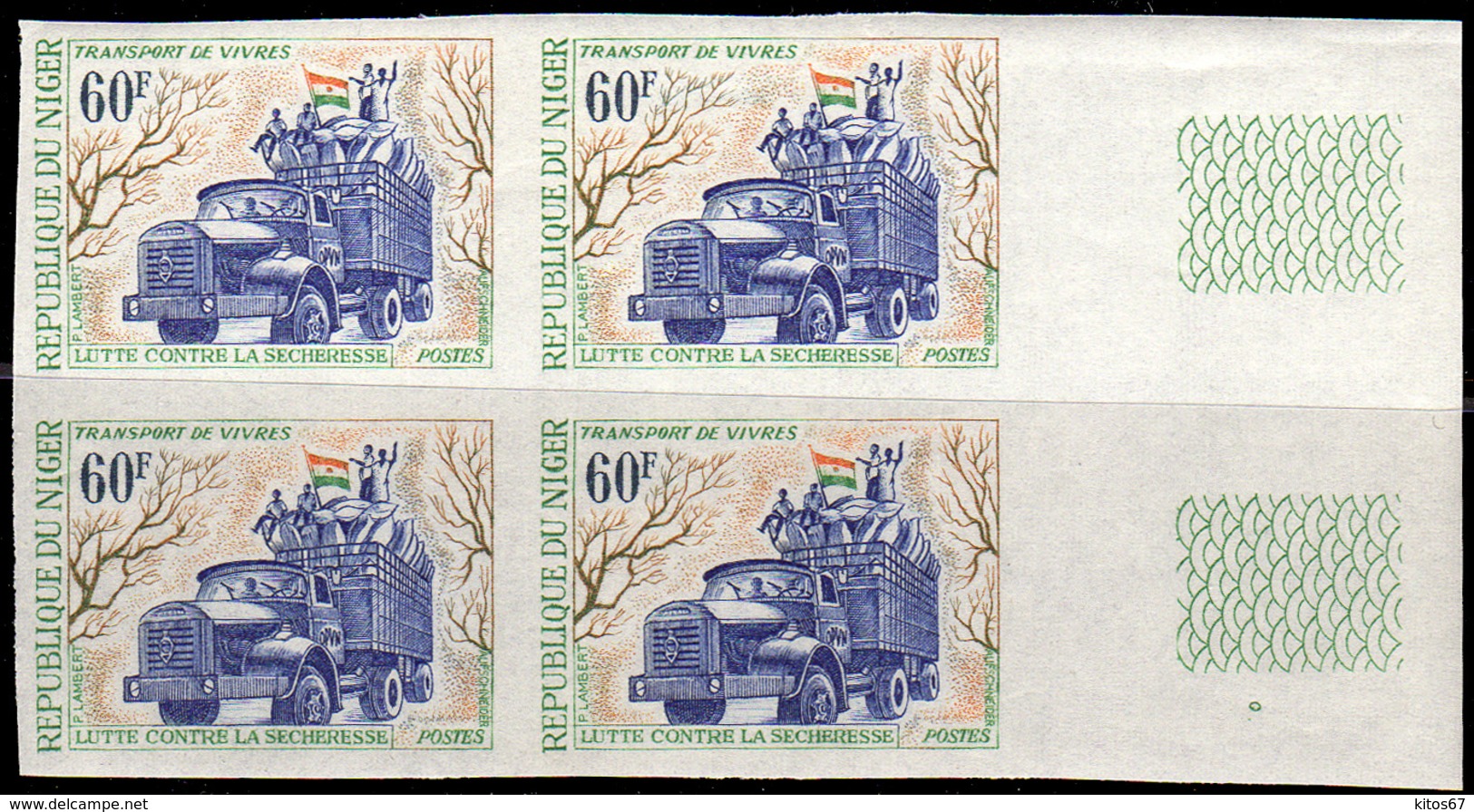 Yvert N° 341-343 ** ND Lutte Contre La Sécheresse Imperf MNH - Niger (1960-...)