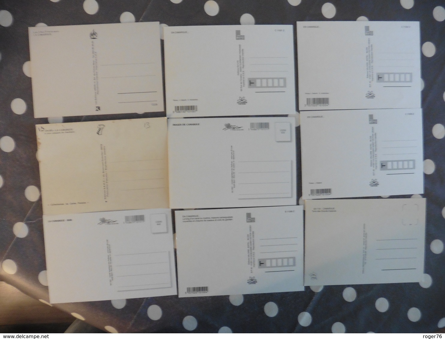 LOT  DE  9 CARTES  NEUVES  DE  RAMBOUILLET - 5 - 99 Cartes