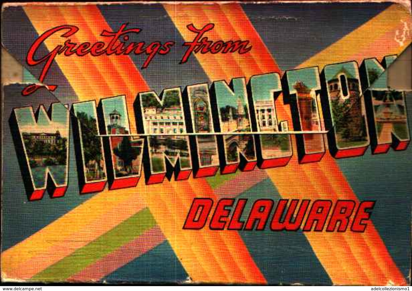 69370) SOUVENIR FOLDER -WILMINGTON-DELAWARE-COMPLETO DI FOTO ALL'INTERNO - Wilmington