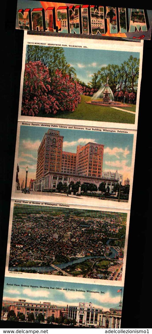 69370) SOUVENIR FOLDER -WILMINGTON-DELAWARE-COMPLETO DI FOTO ALL'INTERNO - Wilmington