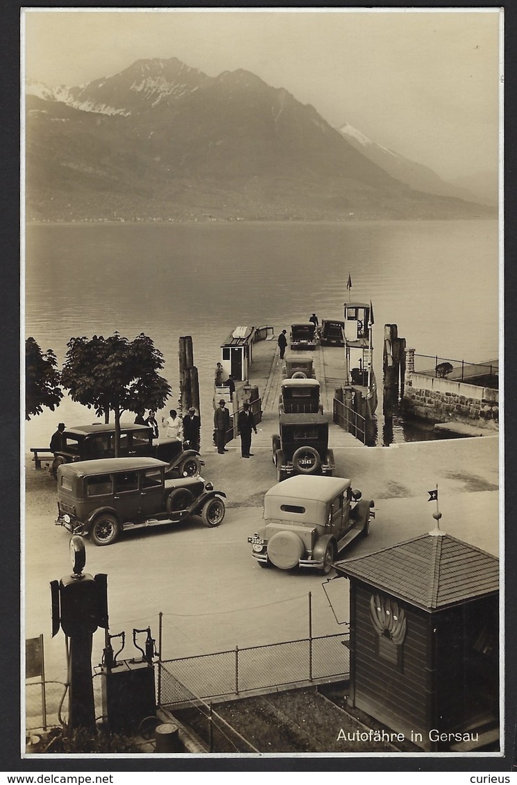 AUTOFAHRE IN GERSAU * ALTE AUTOS * NICHT VERSUNDEN * VOITURES ANCIENNES * NON DIVISEE - Gersau