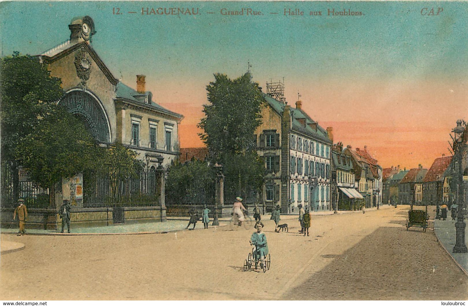 HAGUENAU  GRAND'RUE  HALLE AUX HOUBLONS - Haguenau