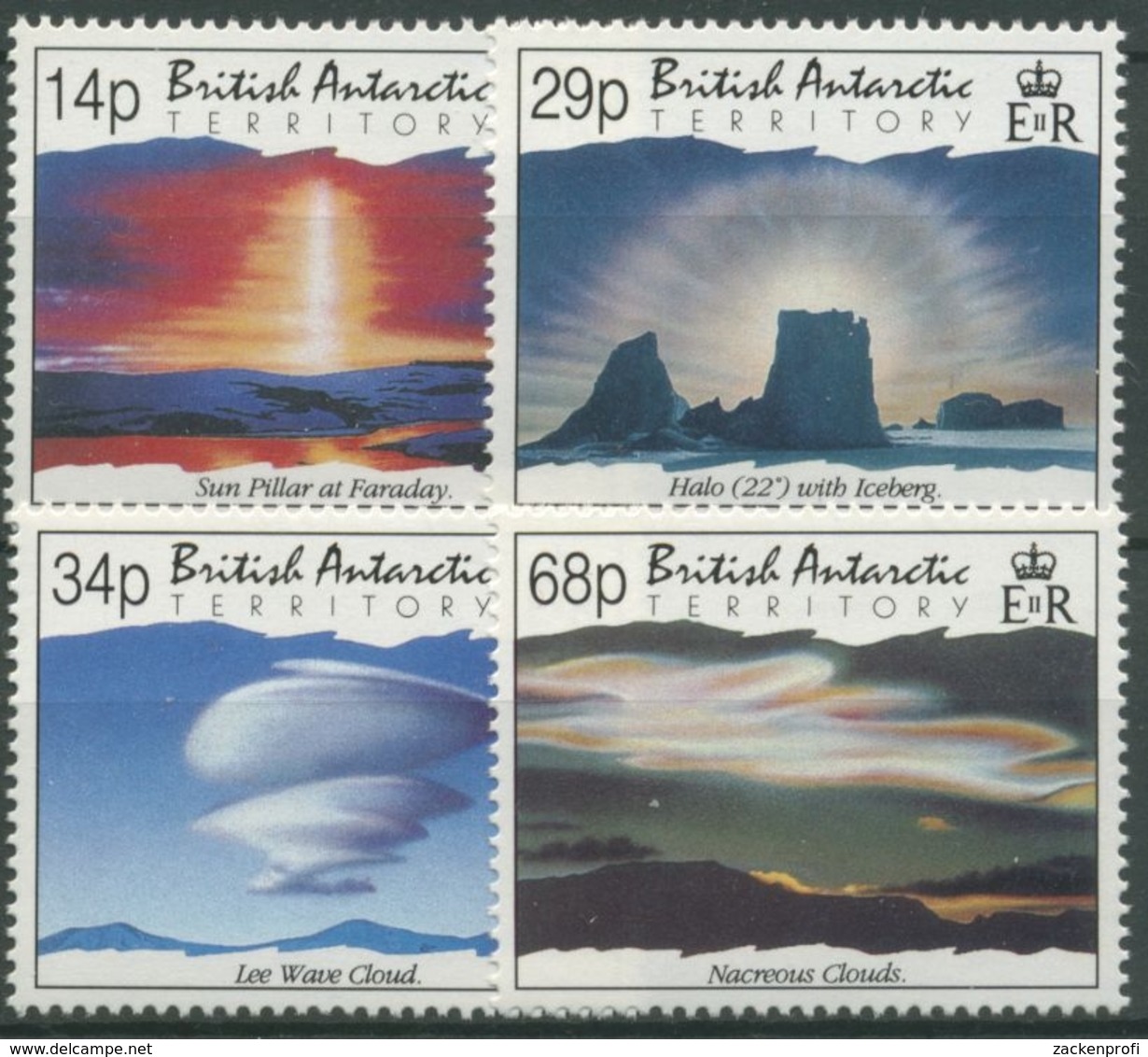 Britische Antarktis 1992 Atmosphärische Erscheinungen 199/02 Postfrisch - Ungebraucht