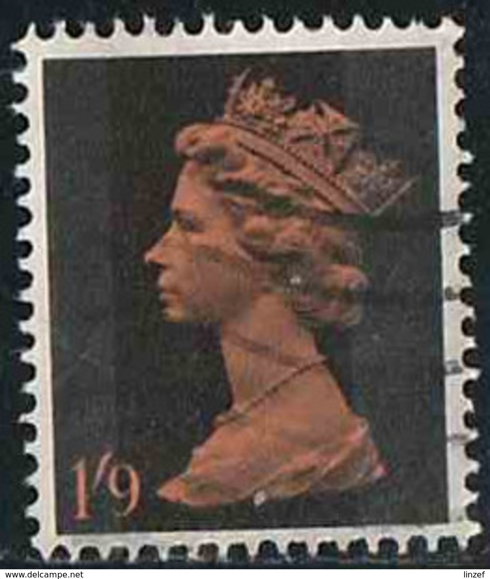 GB 1967 Yv. N°486 - 1/9 Noir Et Orange - Oblitéré - Série 'Machin'