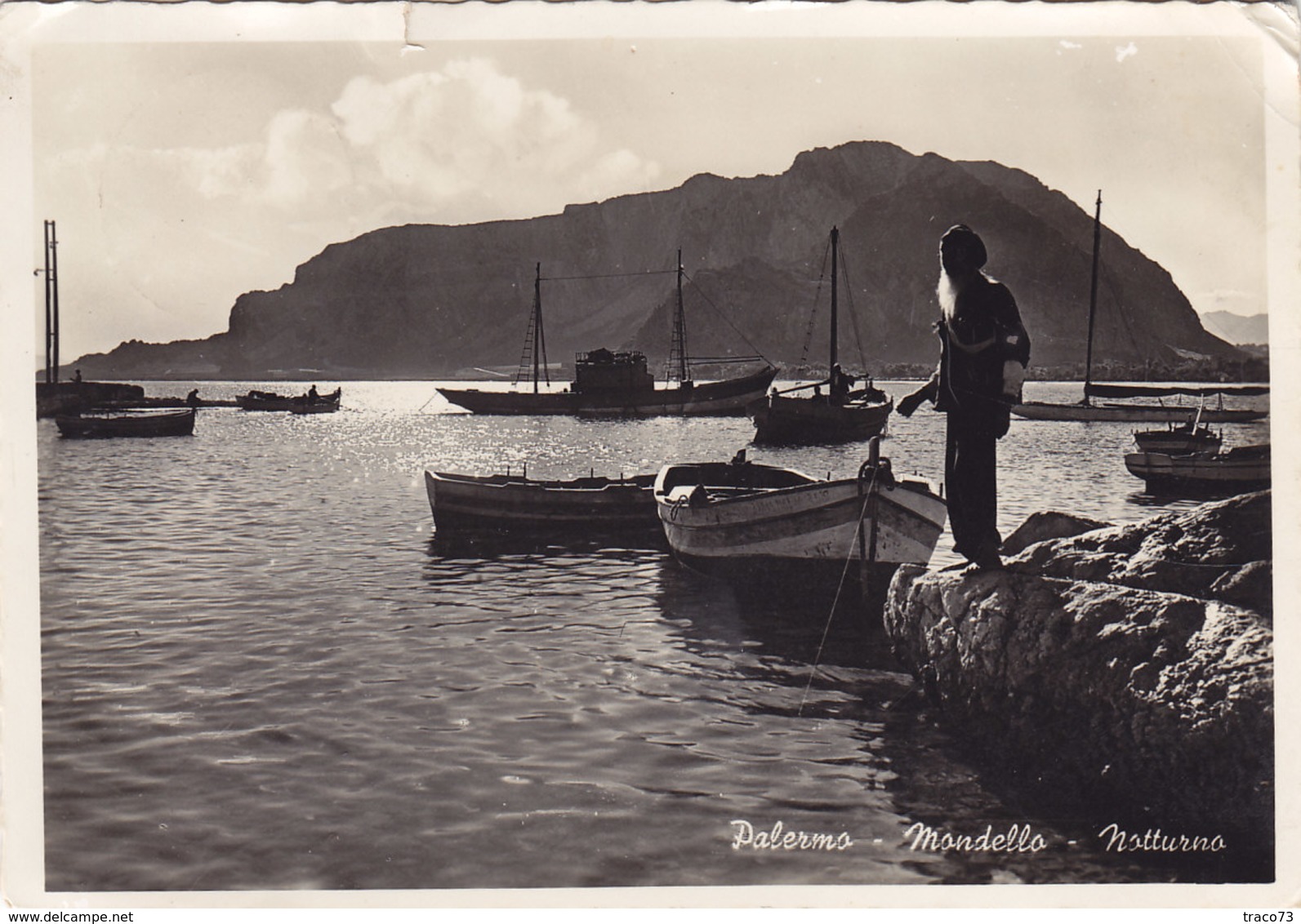 MONDELLO /  Veduta - Notturno _ Viaggiata - Palermo