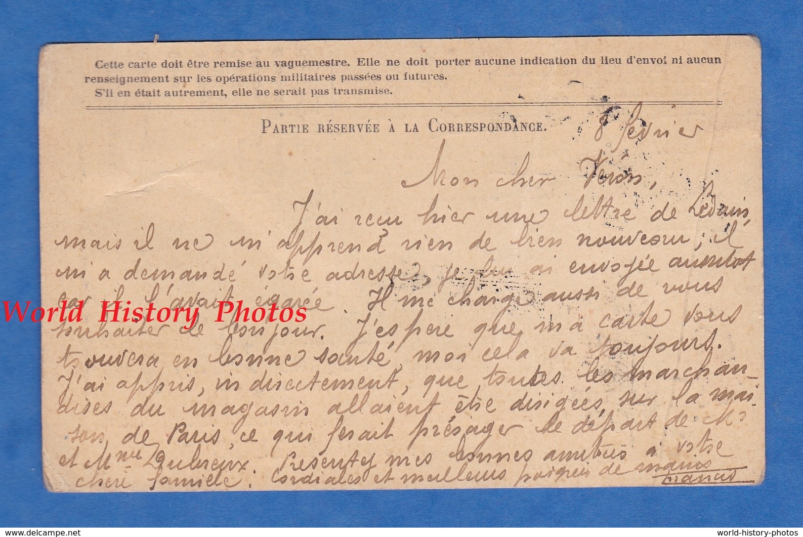 CPA Franchise Militaire Du Poilu Francis BUSES Groupe Divisionnaire De Brancardiers - Service De Santé Cachet WW1 Soldat - Lettres & Documents