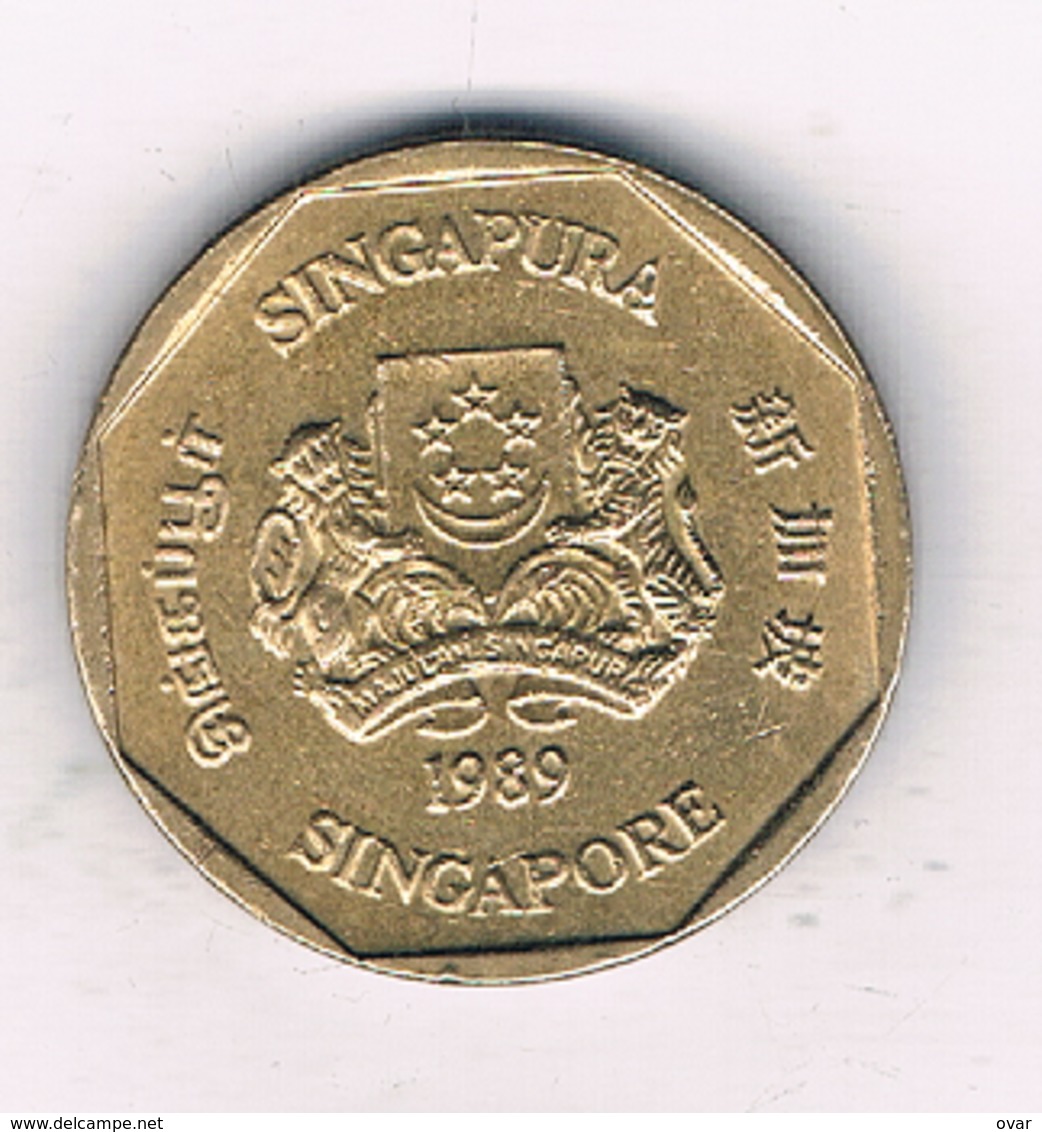 1 DOLLAR 1989 SINGAPORE /8615/ - Singapour