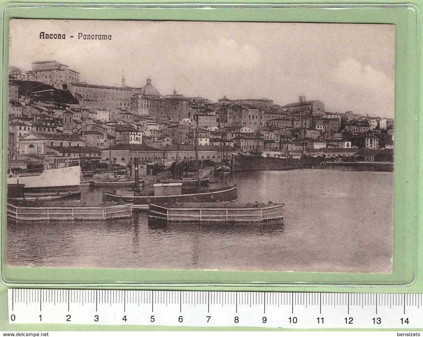 ANCONA Panorama _ Cartolina BN VG Rif.C0044 - Ancona