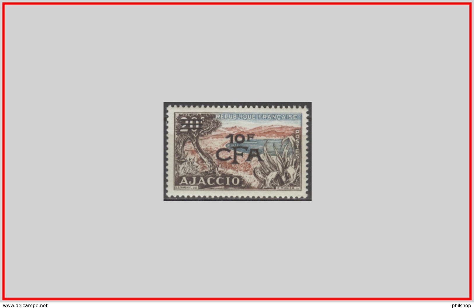 Reunion FR 1953 - Cat. 317 (MNH **) Vedute - Views (CFA) (011165) - Nuovi