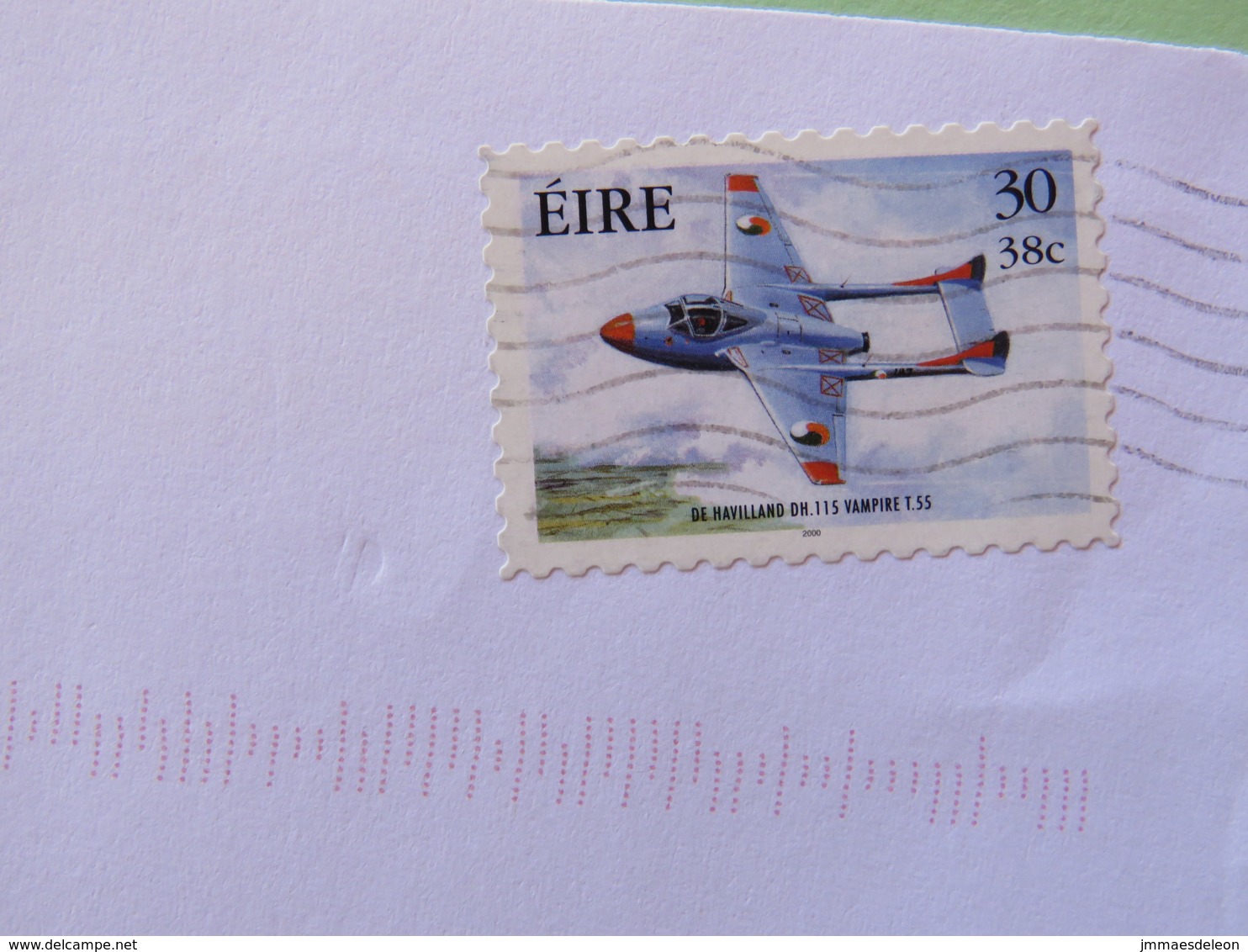 Ireland 2000 Cover To England - Plane - Briefe U. Dokumente