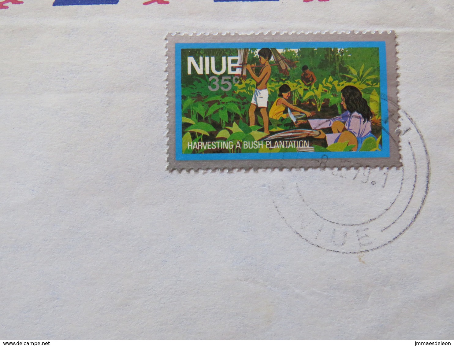 Niue 1979 Cover To England - Agriculture - Niue