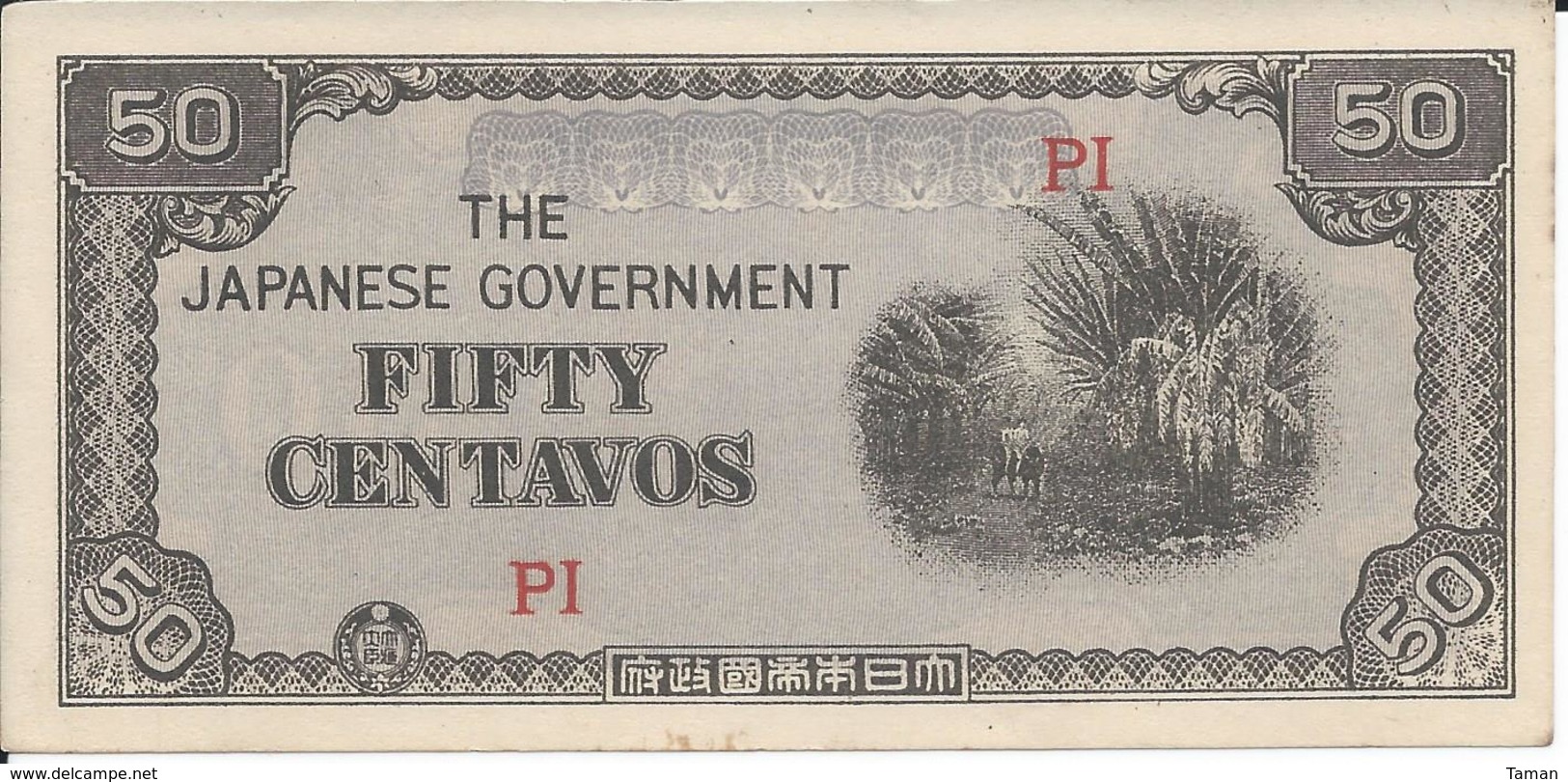 PHILIPPINES   50 Centavos  Nd(1942)  --UNC-- - Filipinas