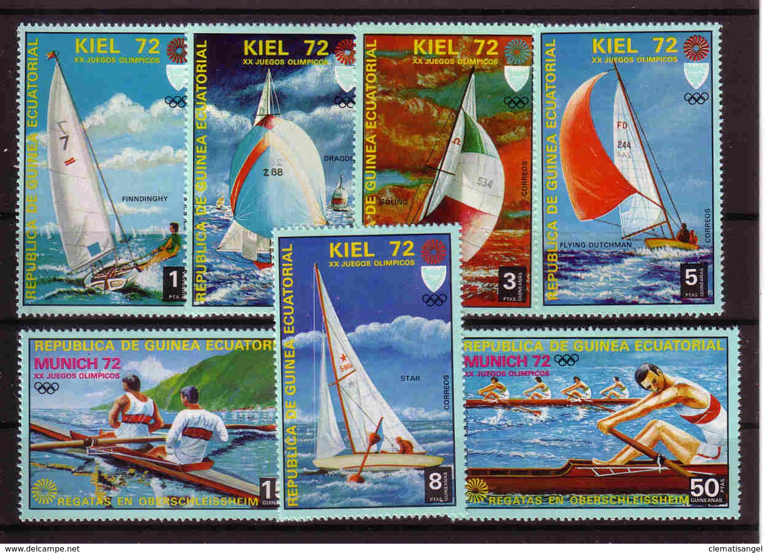 53b * GUINEA ECUATORIAL * KIEL 1972 * POSTFRISCH **!! - Sommer 1972: München