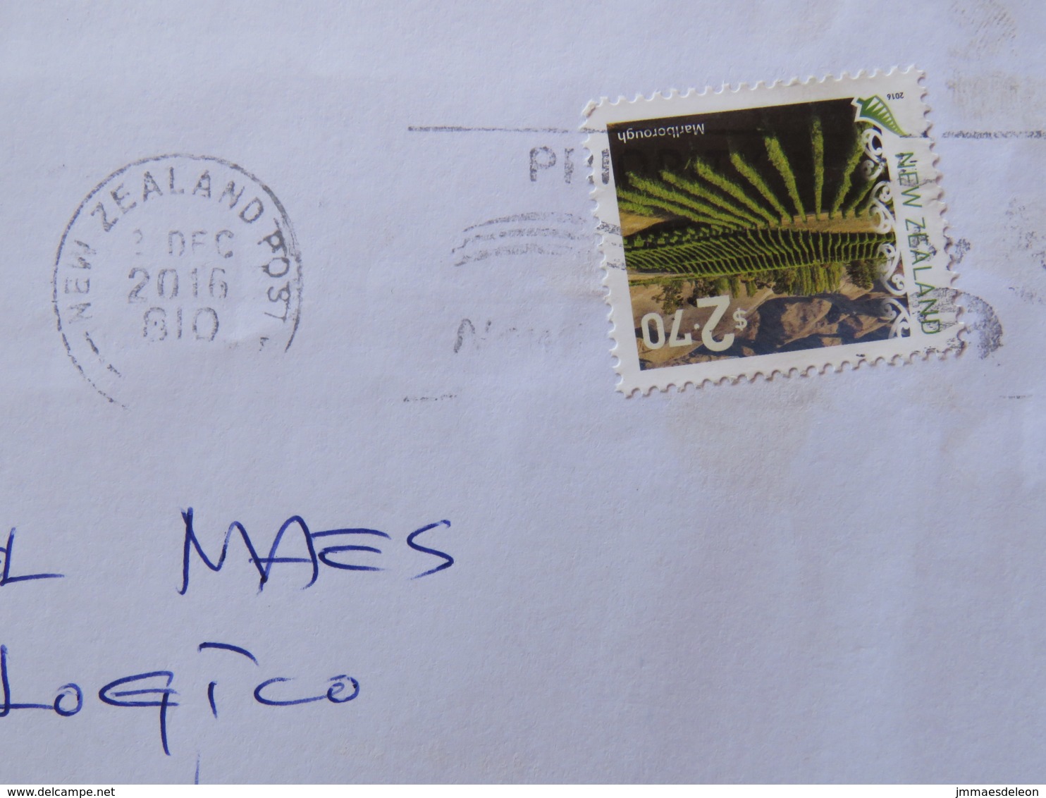 New Zealand 2016 Cover To Nicaragua - Agriculture (stamp Head Down) - Briefe U. Dokumente