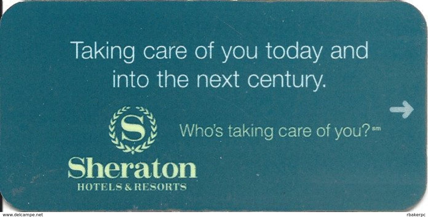 Sheraton Hotel Room Key Card - Hotel Keycards