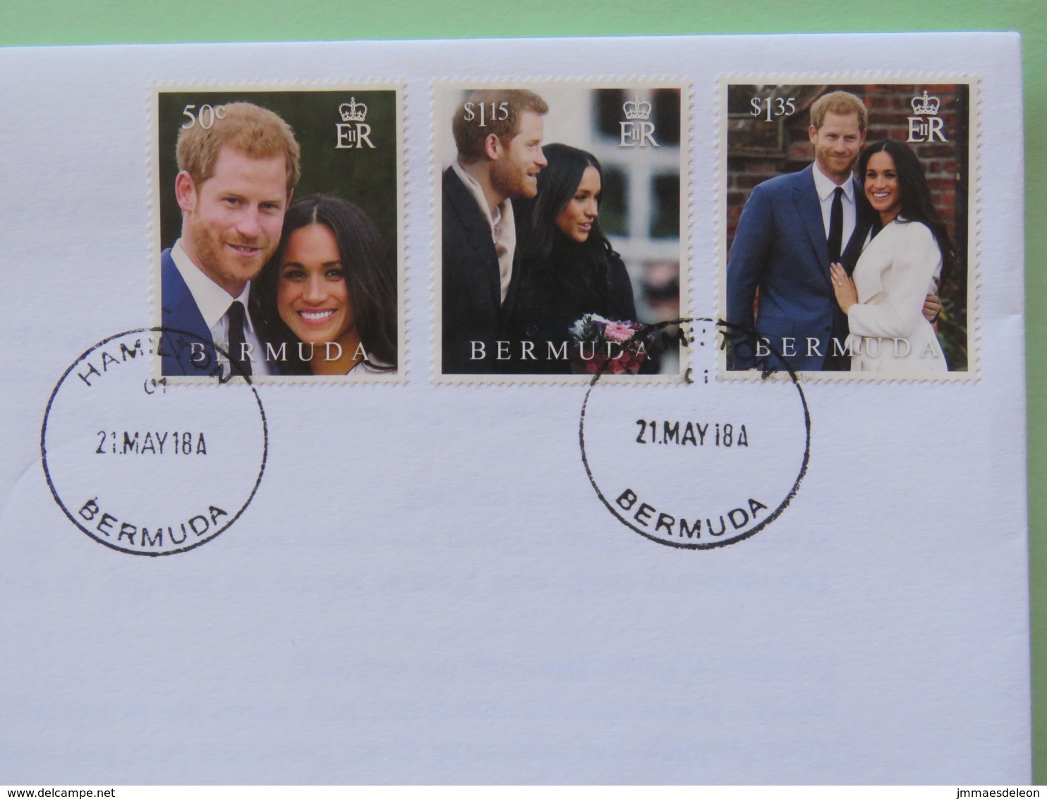 Bermuda 2018 FDC Cover - Royal Wedding - Bermuda