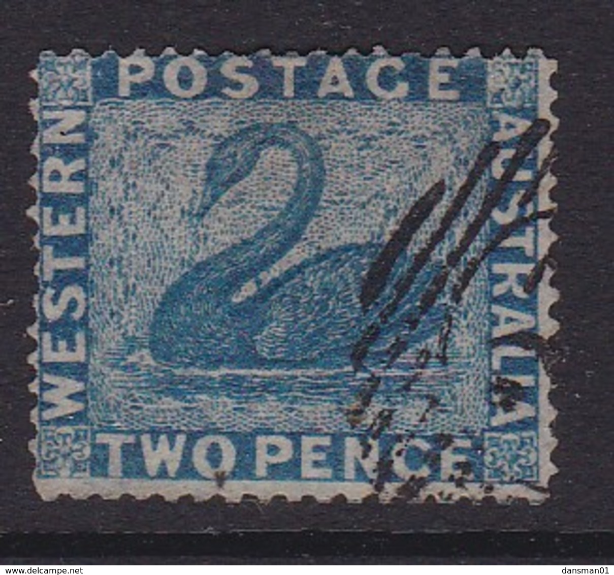 Western Australia 1861 P.15 SG 41 Used - Used Stamps