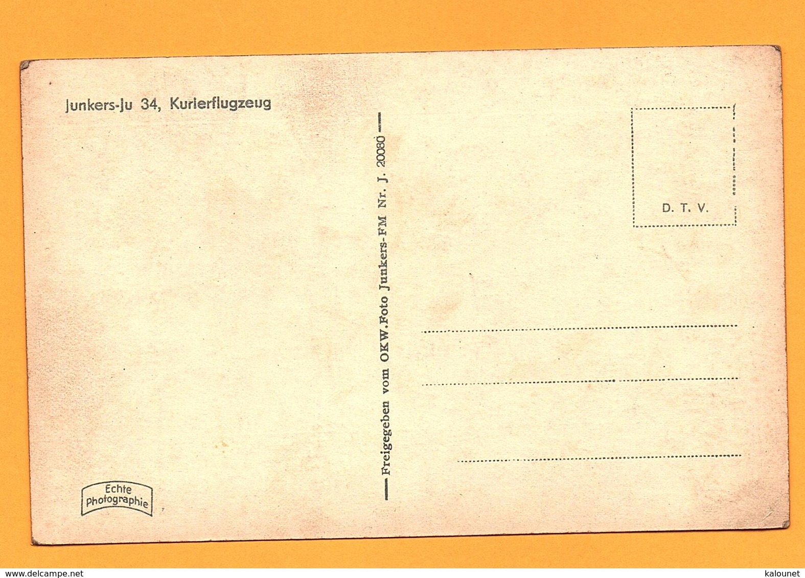 Lot de cartes postale de l'aviation allemande lutwaffe