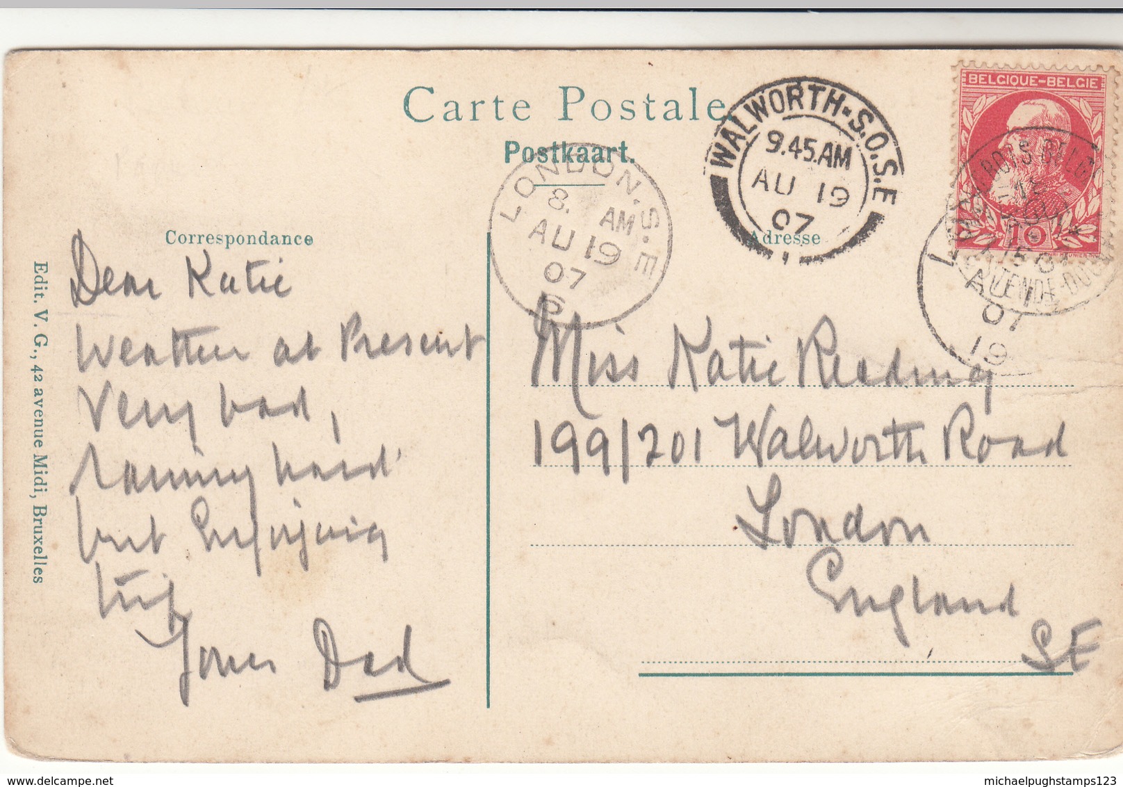 Belgium / Ship Postcards / Ostend - Dover Ferries - Other & Unclassified