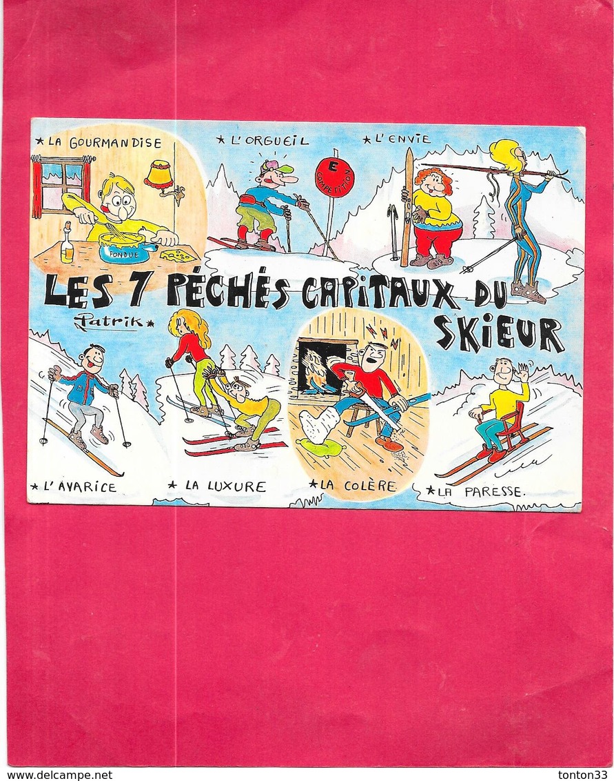 HUMOUR - Les 7 Péchés Capitaux Du Skieur - MULTI-VUES  - BARA1 - - Humour