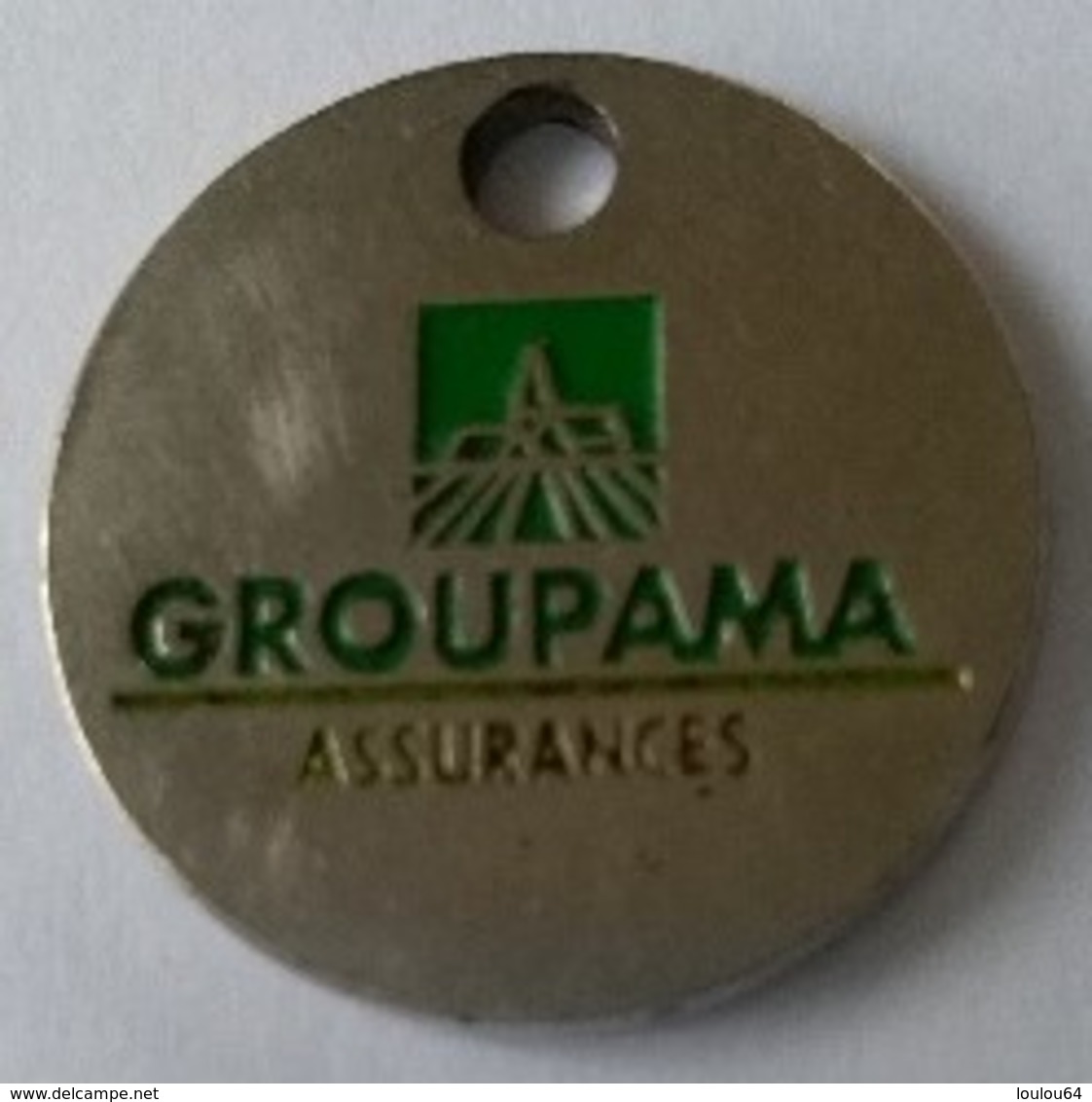 Jeton De Caddie - GROUPAMA - Assurances - En Métal - - Jetons De Caddies