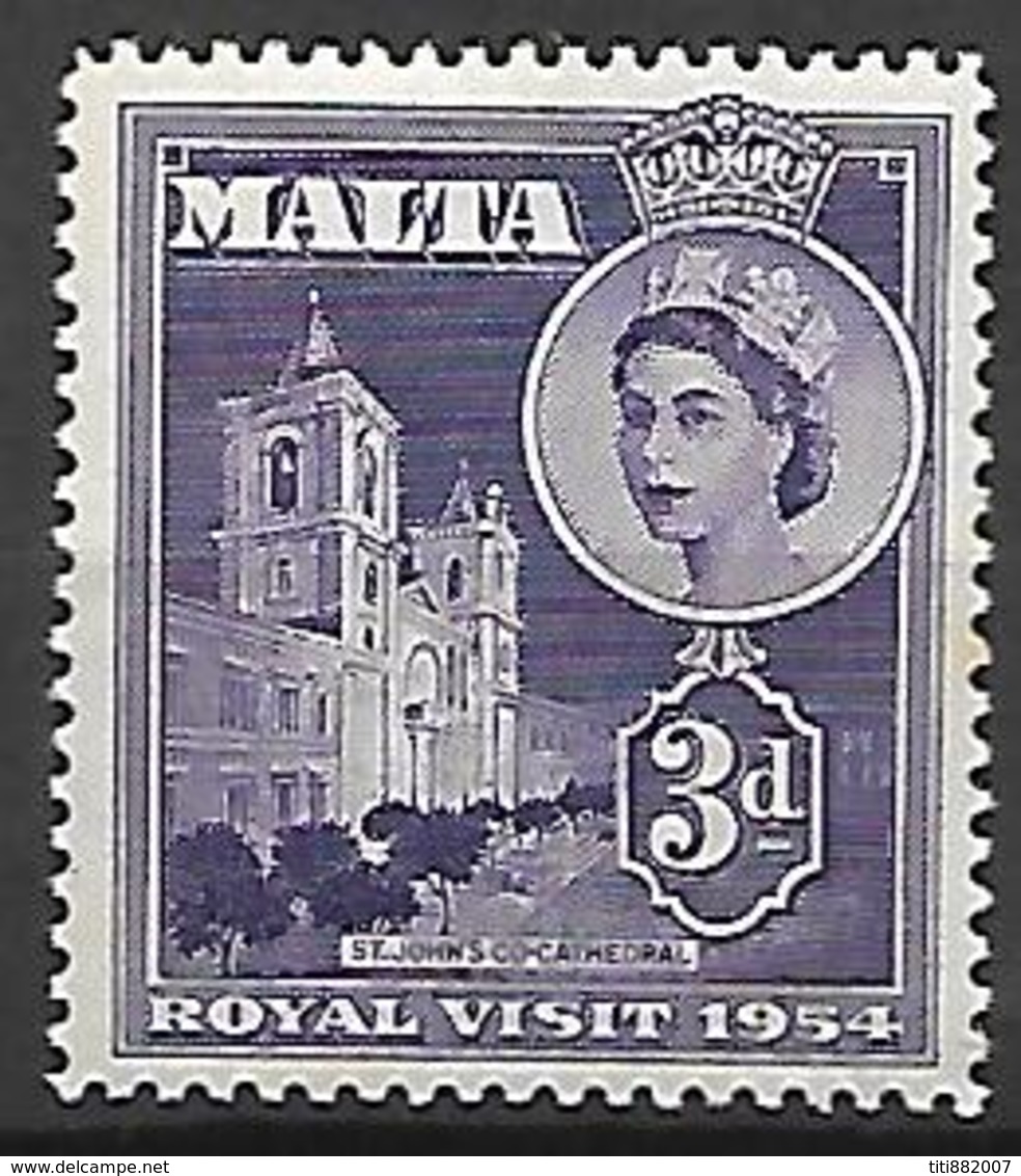 MALTE    -   1954 .   Y&T N° 235 *. - Malte (...-1964)