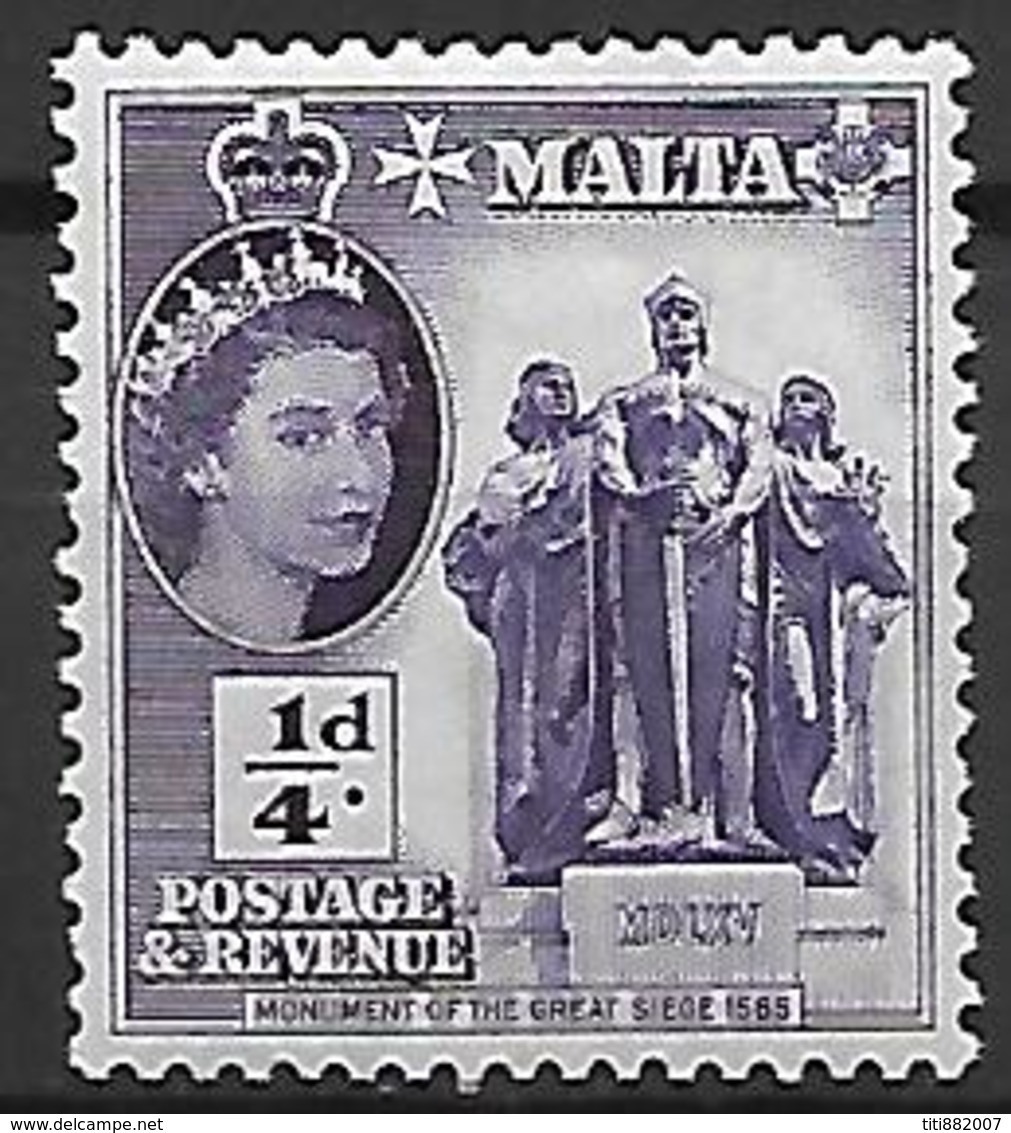 MALTE    -   1956 .   Y&T N° 239 *. - Malte (...-1964)
