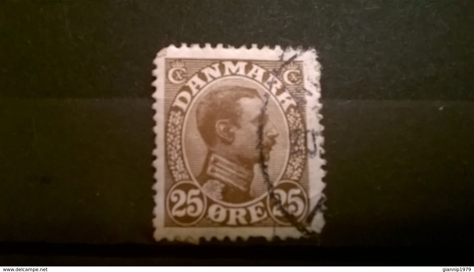 FRANCOBOLLI STAMPS DANIMARCA DANMARK 1913 RE FEDERICO VIII - Usati