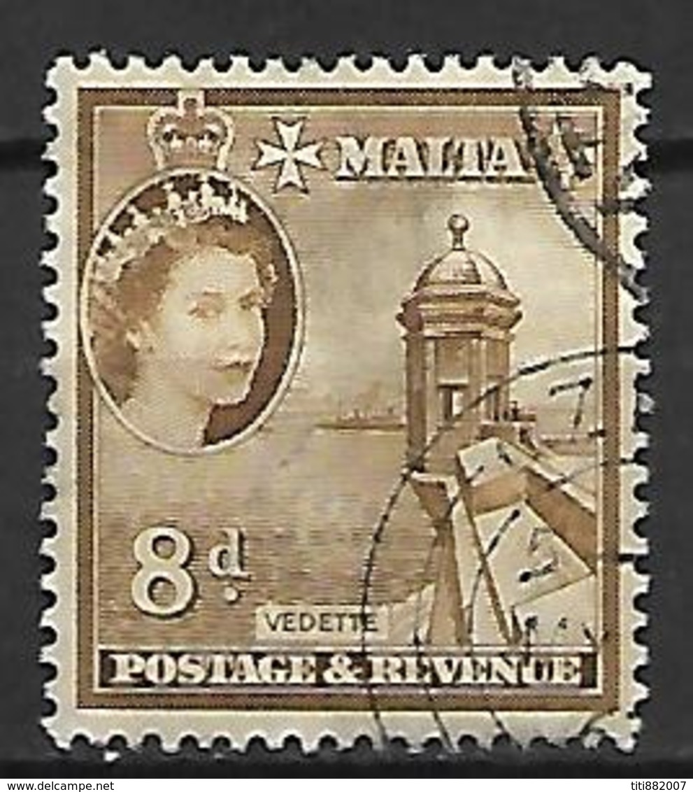 MALTE    -   1956 .   Y&T N° 248 Oblitéré . - Malta (...-1964)