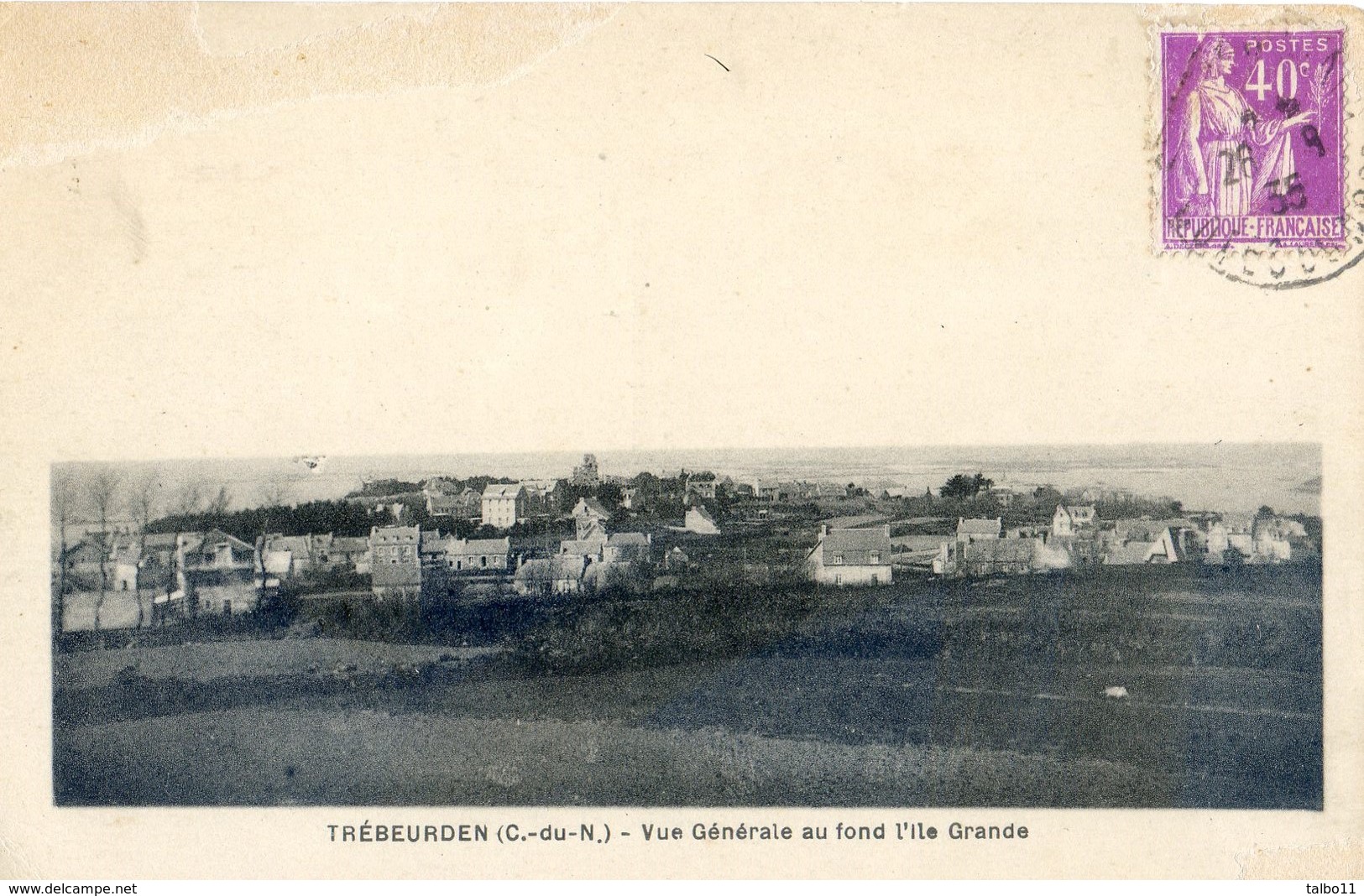 22 - Trébeurden - Vue Générale Au Fond L'ile Grande - Trébeurden