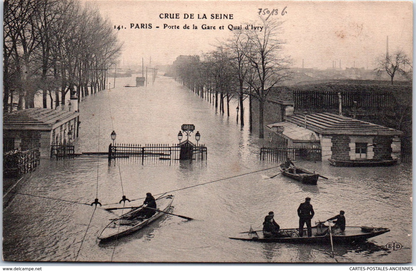 75013 PARIS - Porte De La Gare Et Quai D'Ivry - Arrondissement: 13