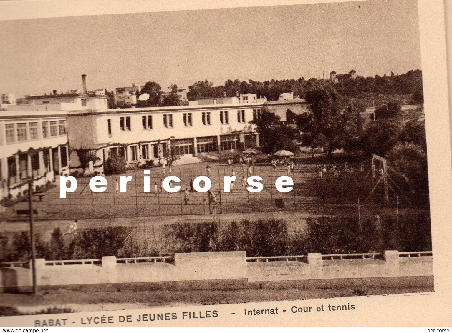 Rabat  Lycée De Jeunes Filles  Carnet De 12 Cartes - Rabat