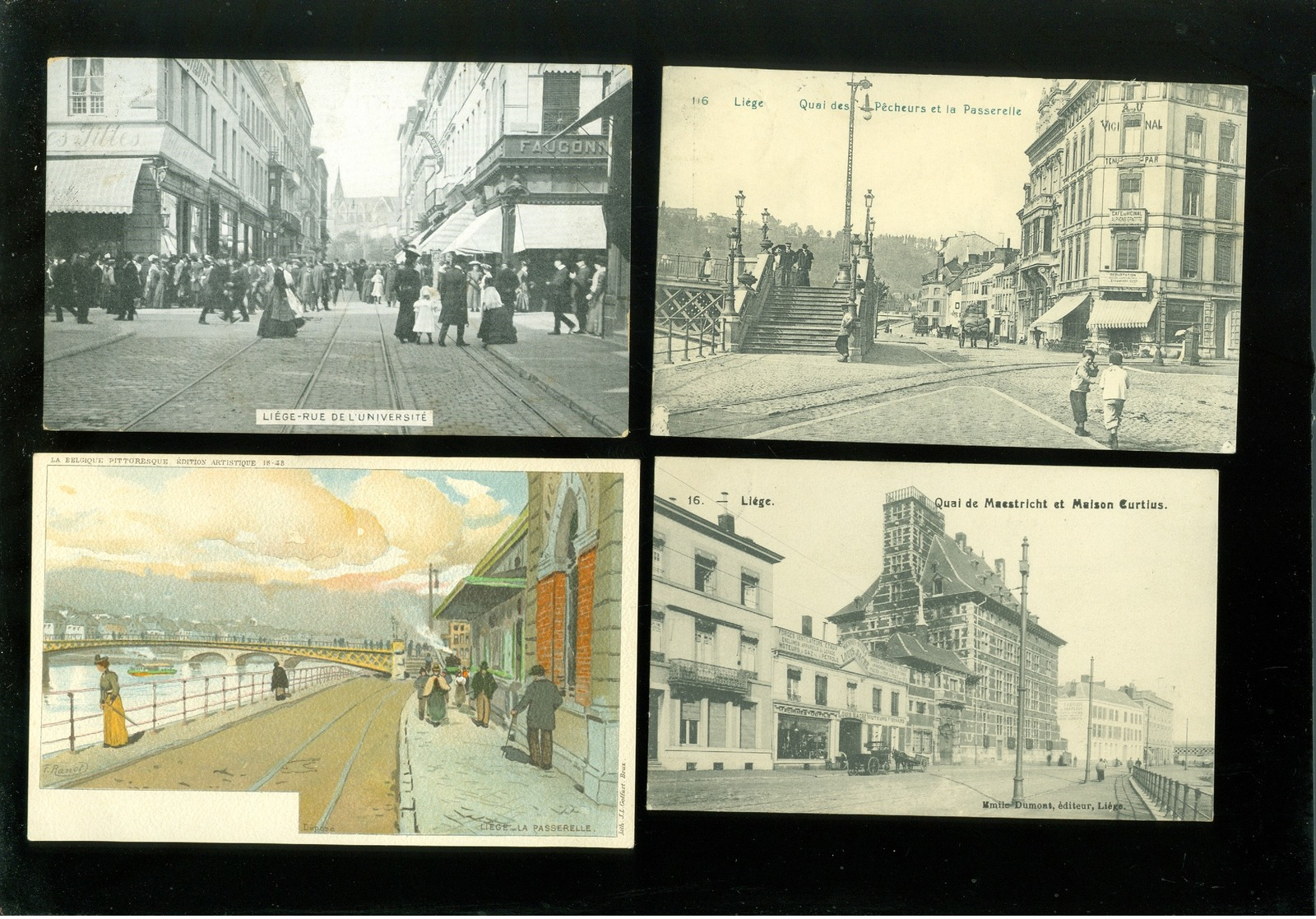 Lot De 60 Cartes Postales De Belgique  Liège      Lot Van 60 Postkaarten Van België  Luik - 60 Scans - 5 - 99 Cartes